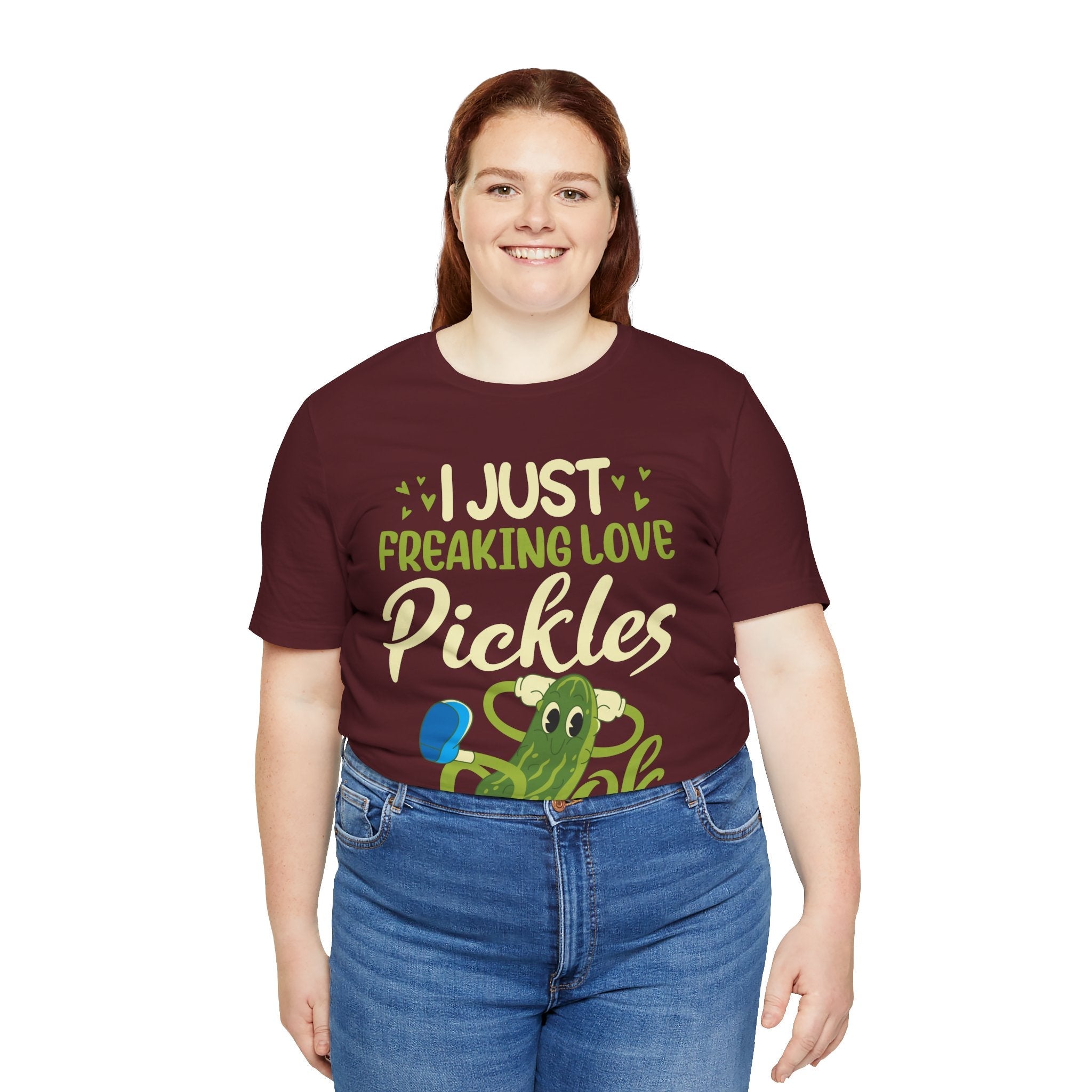 I Just Freaking Love Pickles T-Shirt Printify