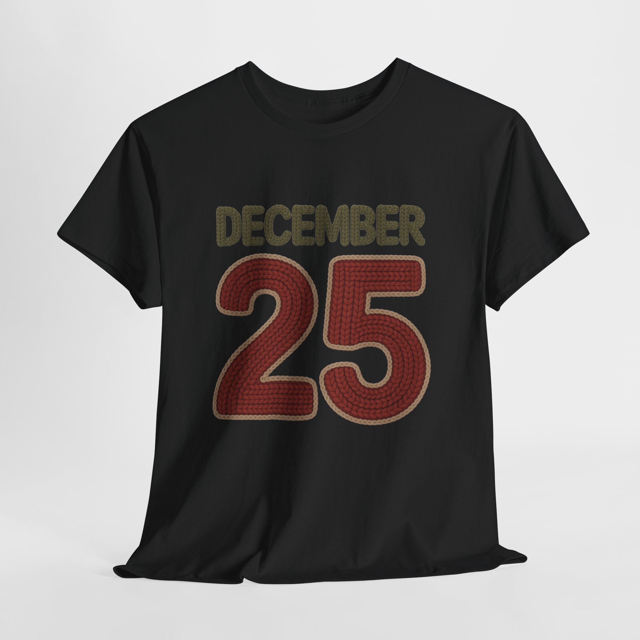 December 25 Christmas Date T- Shirt Printify