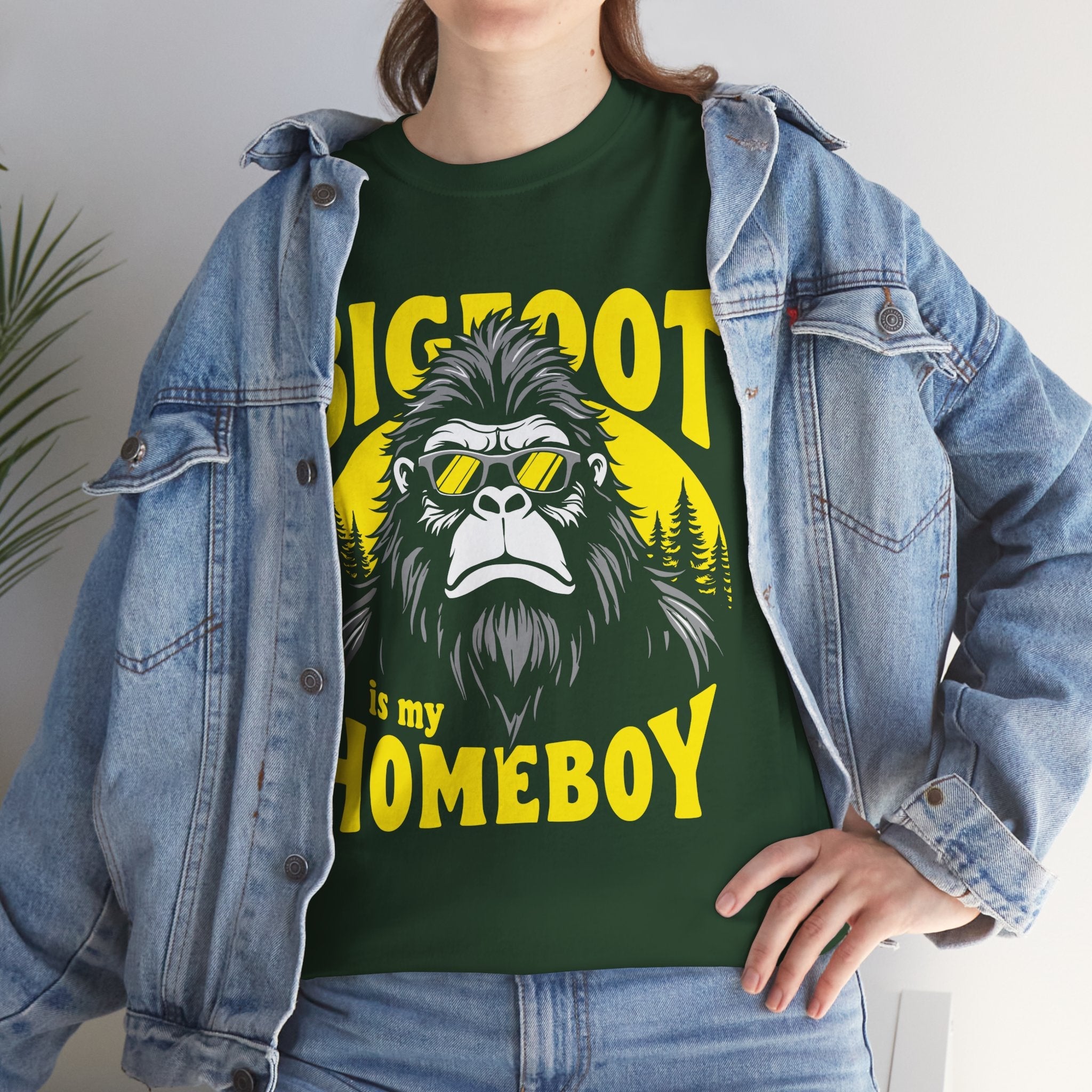 Bigfoot Homeboy Unisex Graphic T-Shirt Printify