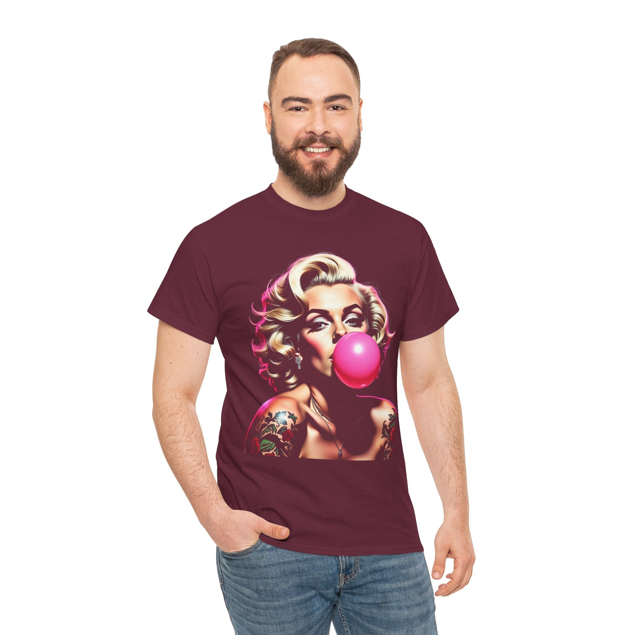 Marilyn Monroe Retro Graphic T-Shirt Printify