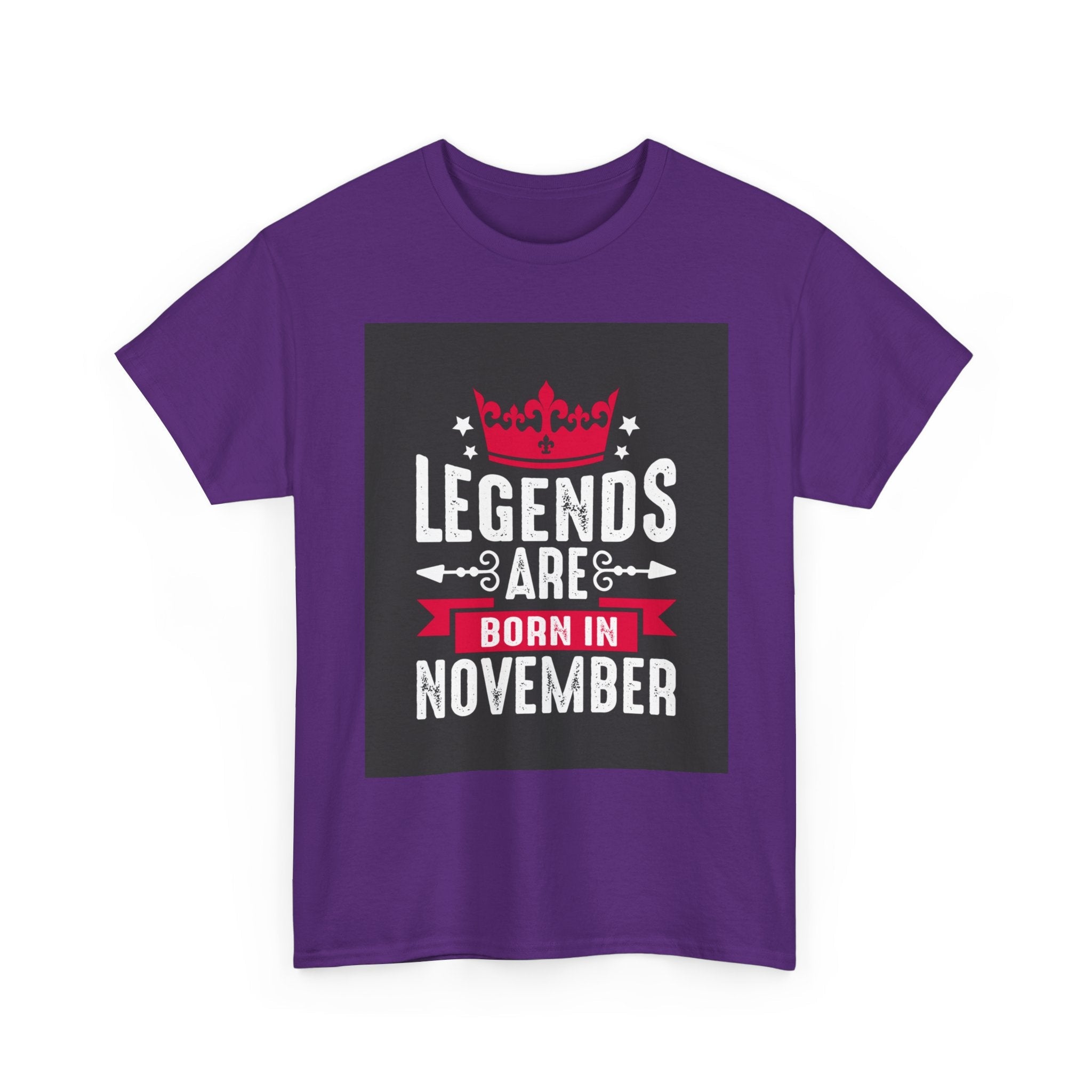 Legends Born in November Unisex T- Shirt Printify
