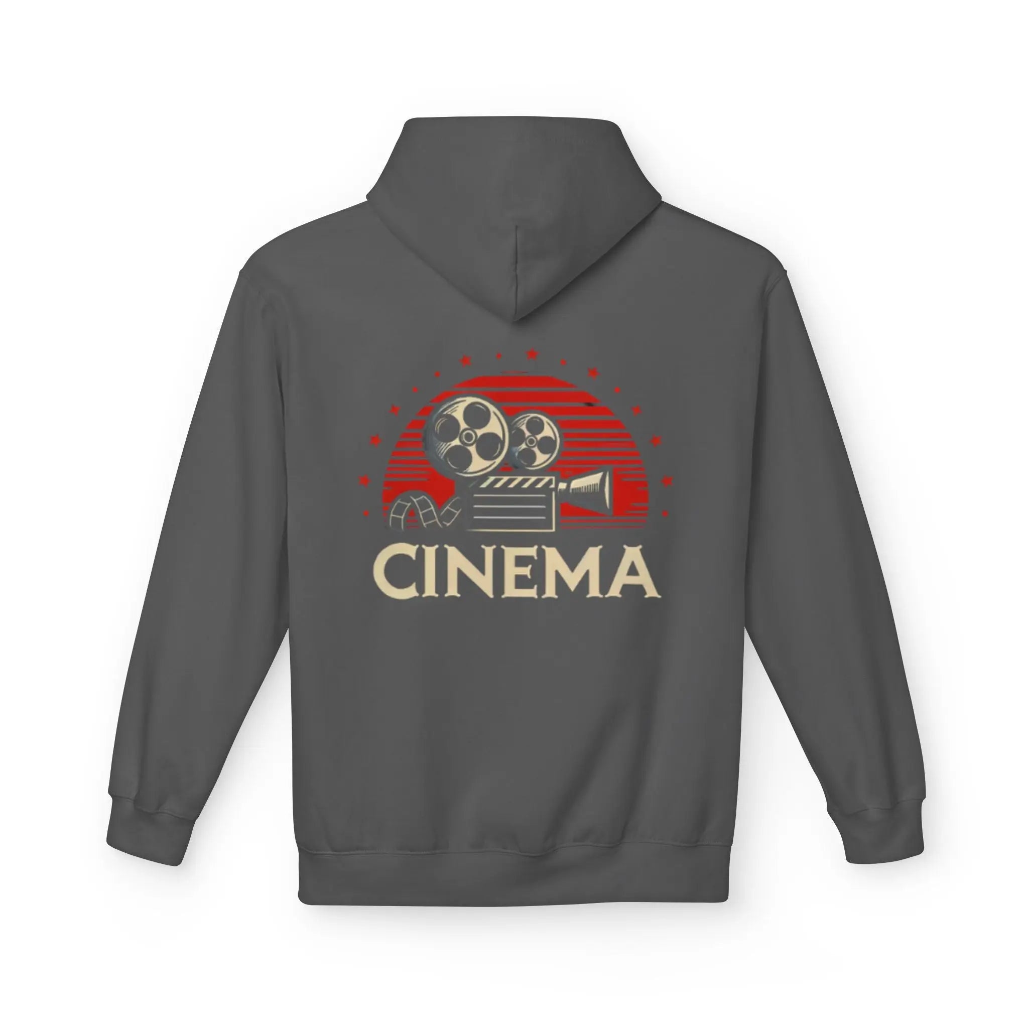 Retro Cinema Unisex Fleece Hoodie Printify