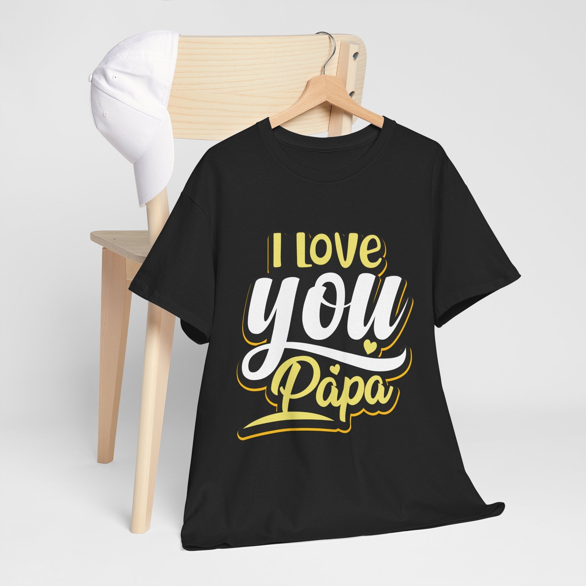 I Love You Papa Unisex Graphic T-Shirt Printify
