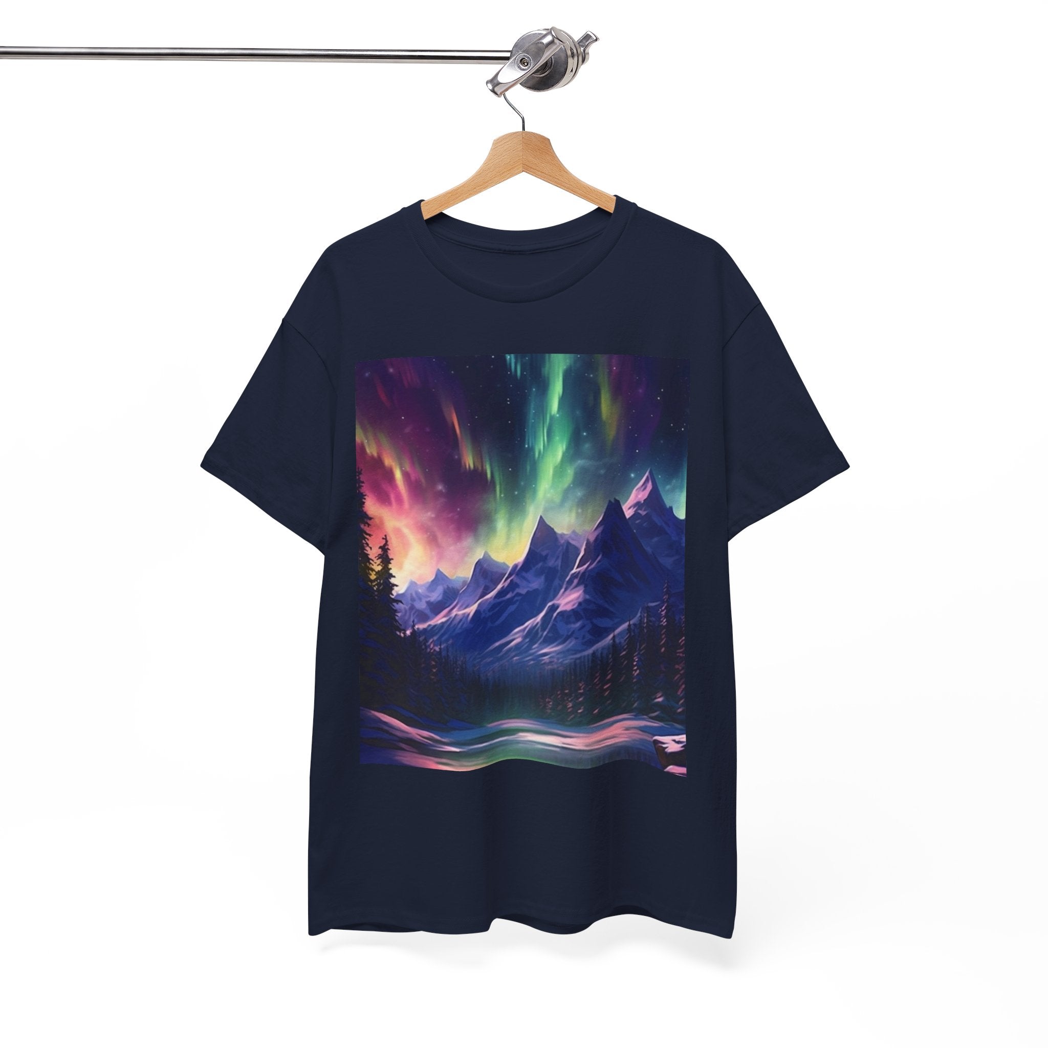 Northern Lights Graphic T- Shirt Printify