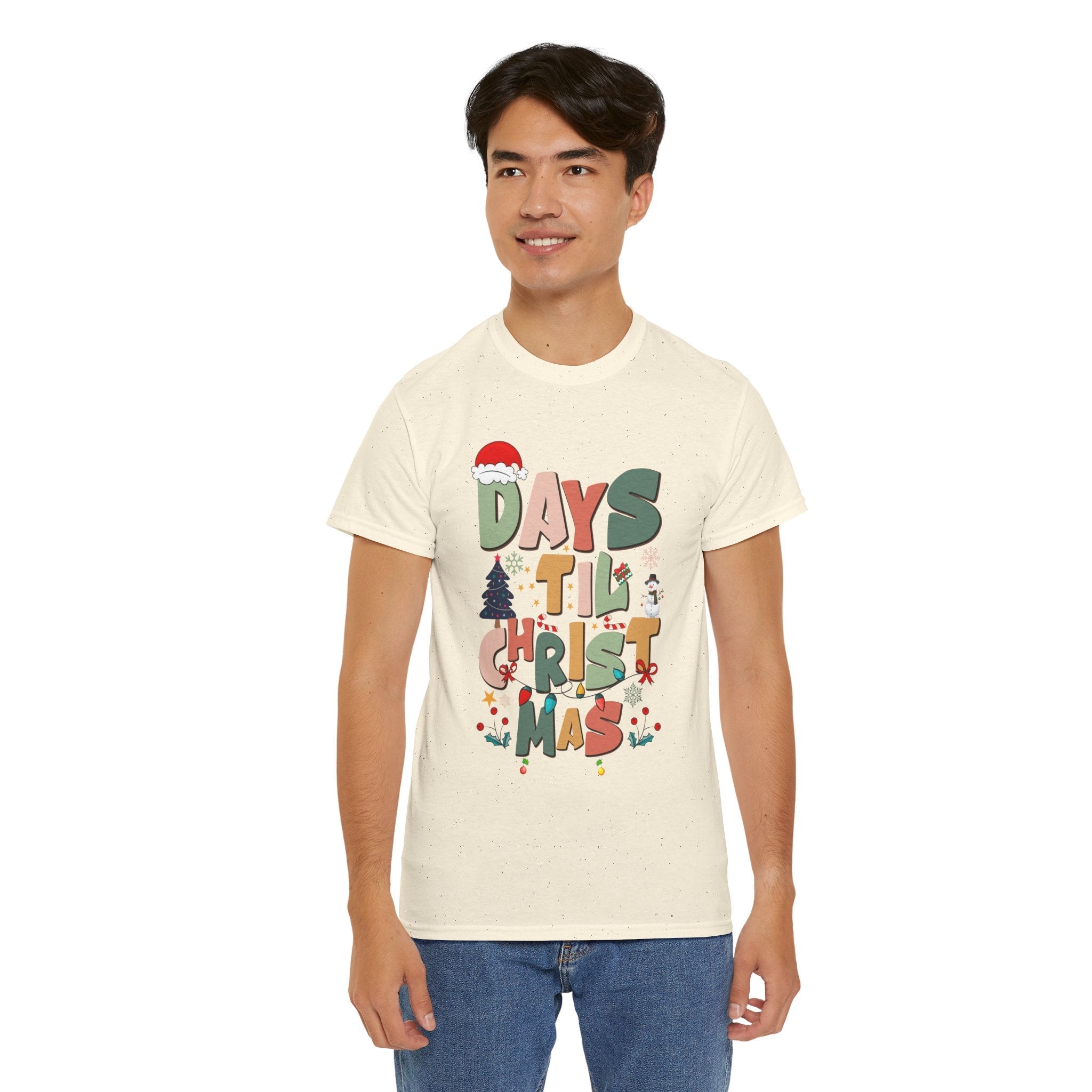 Christmas Countdown Holiday T-Shirt Printify