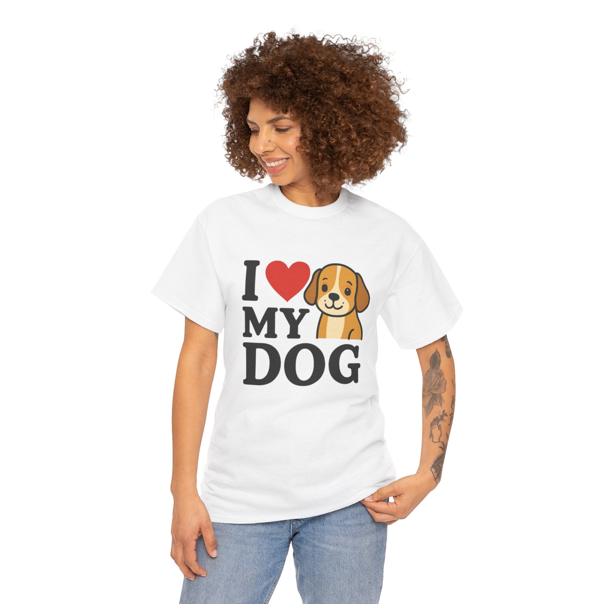 I Love My Dog Unisex T-Shirt Printify