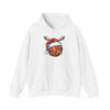 Christmas Basketball Reindeer Hoodie Printify
