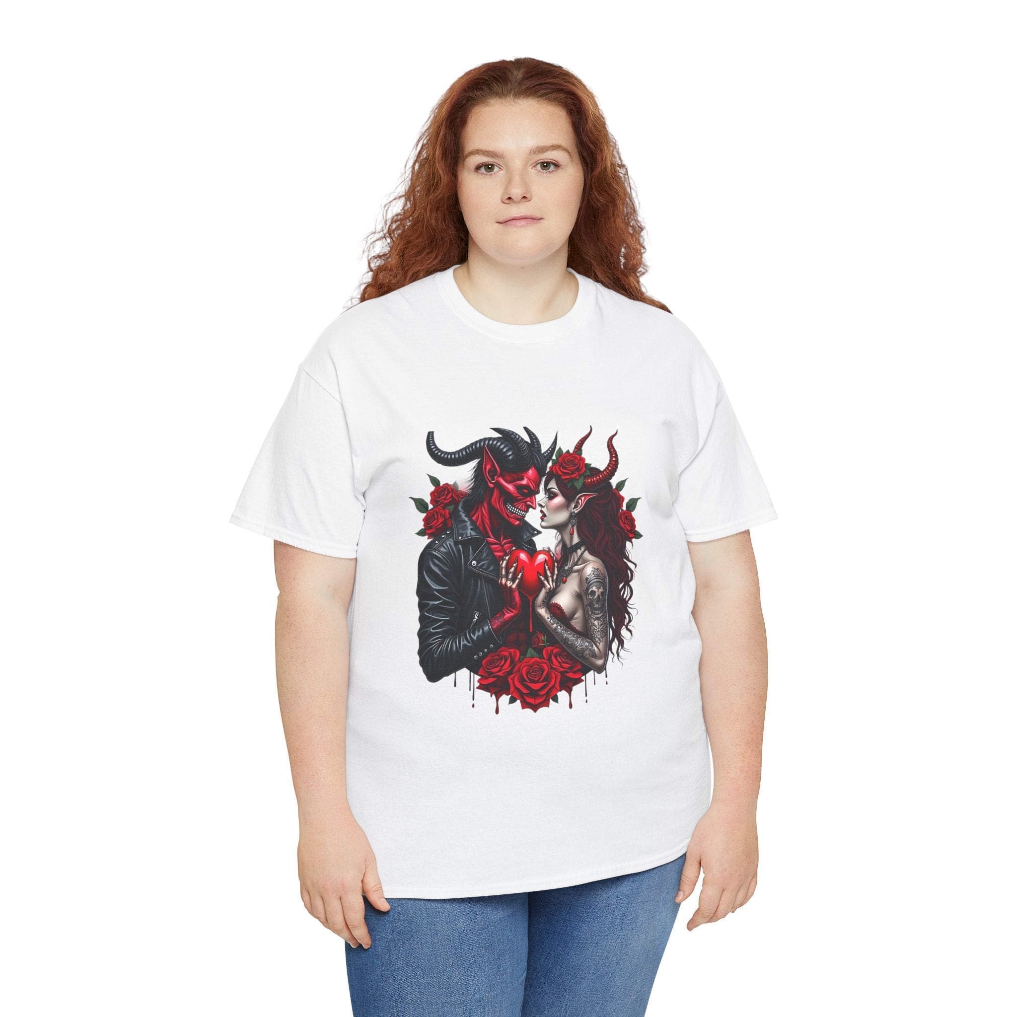 Romantic Gothic Graphic T-Shirt Printify