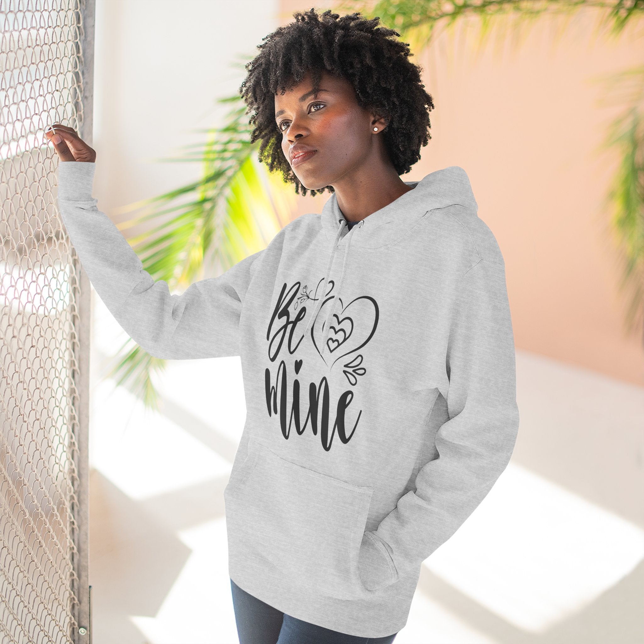 Be Mine - Romantic Heart Hoodie Printify