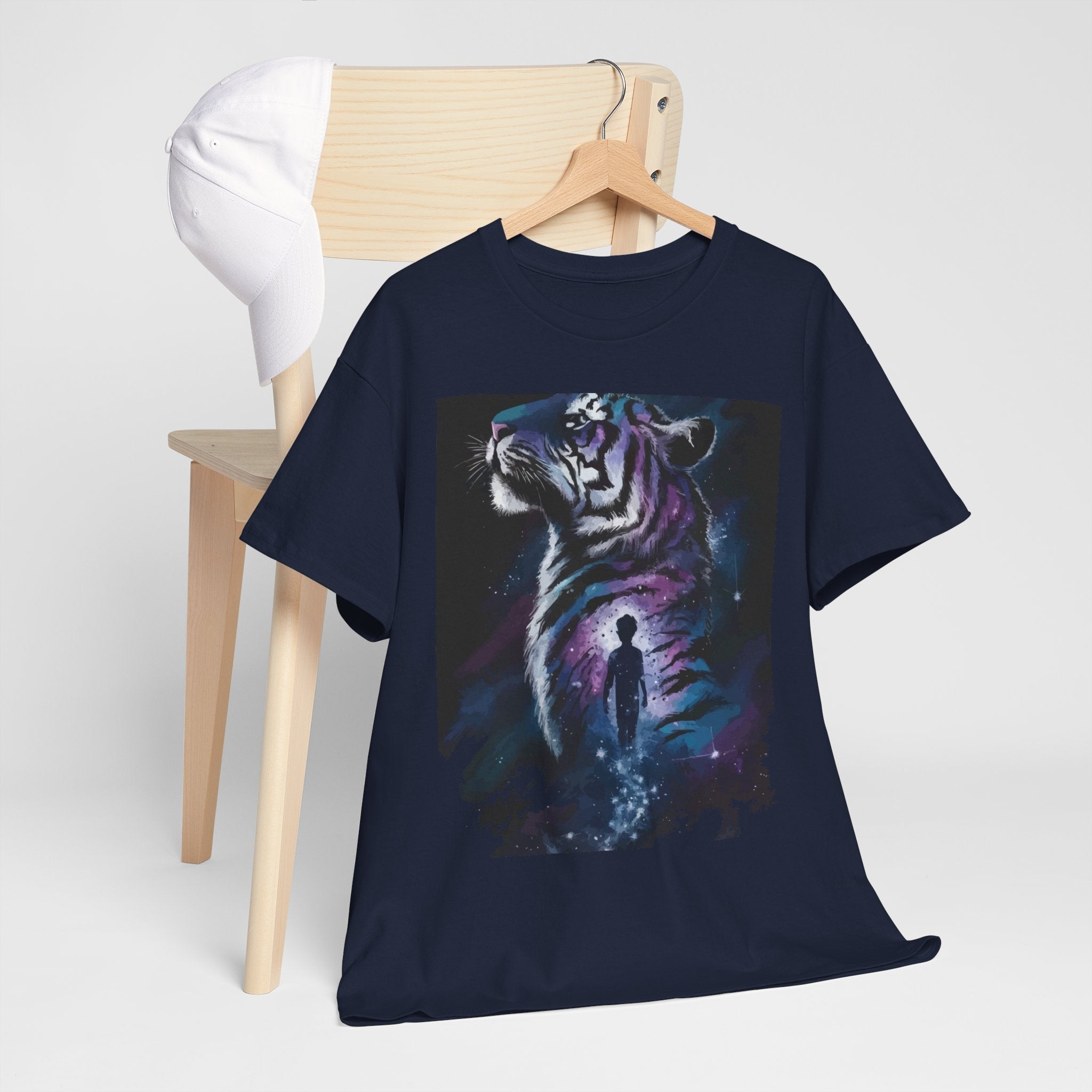Mystical Tiger Graphic T-Shirt Printify