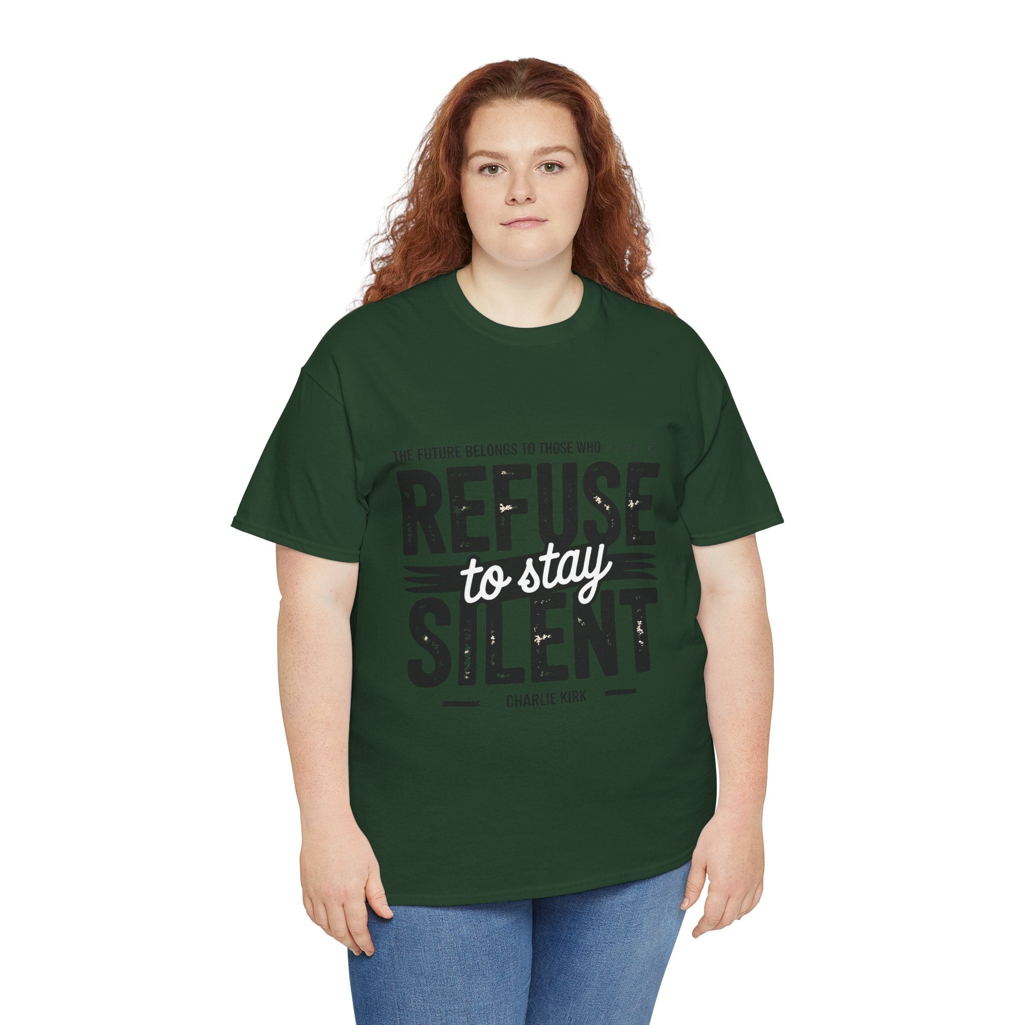 Refuse to Stay Silent Graphic T-Shirt Printify