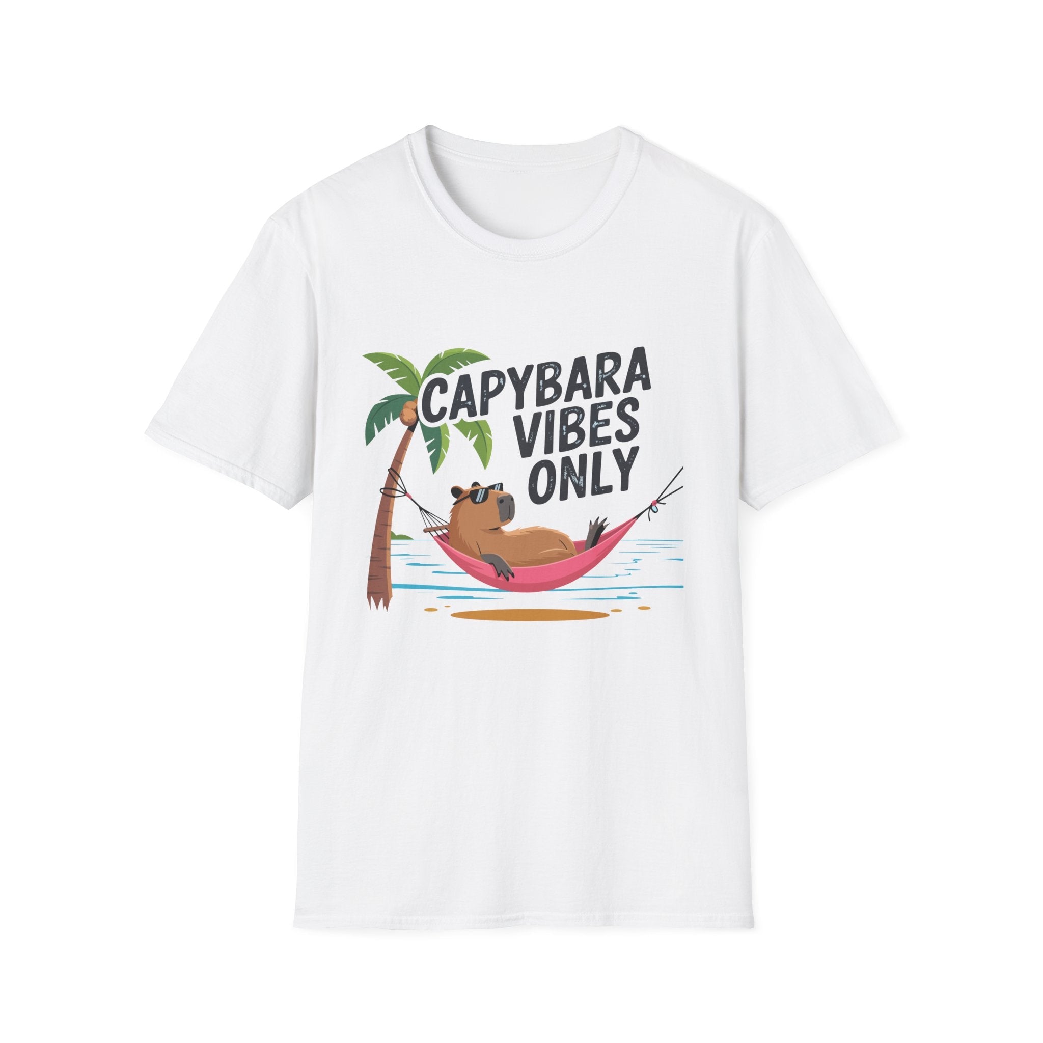 Capybara Vibes Only T-Shirt Printify