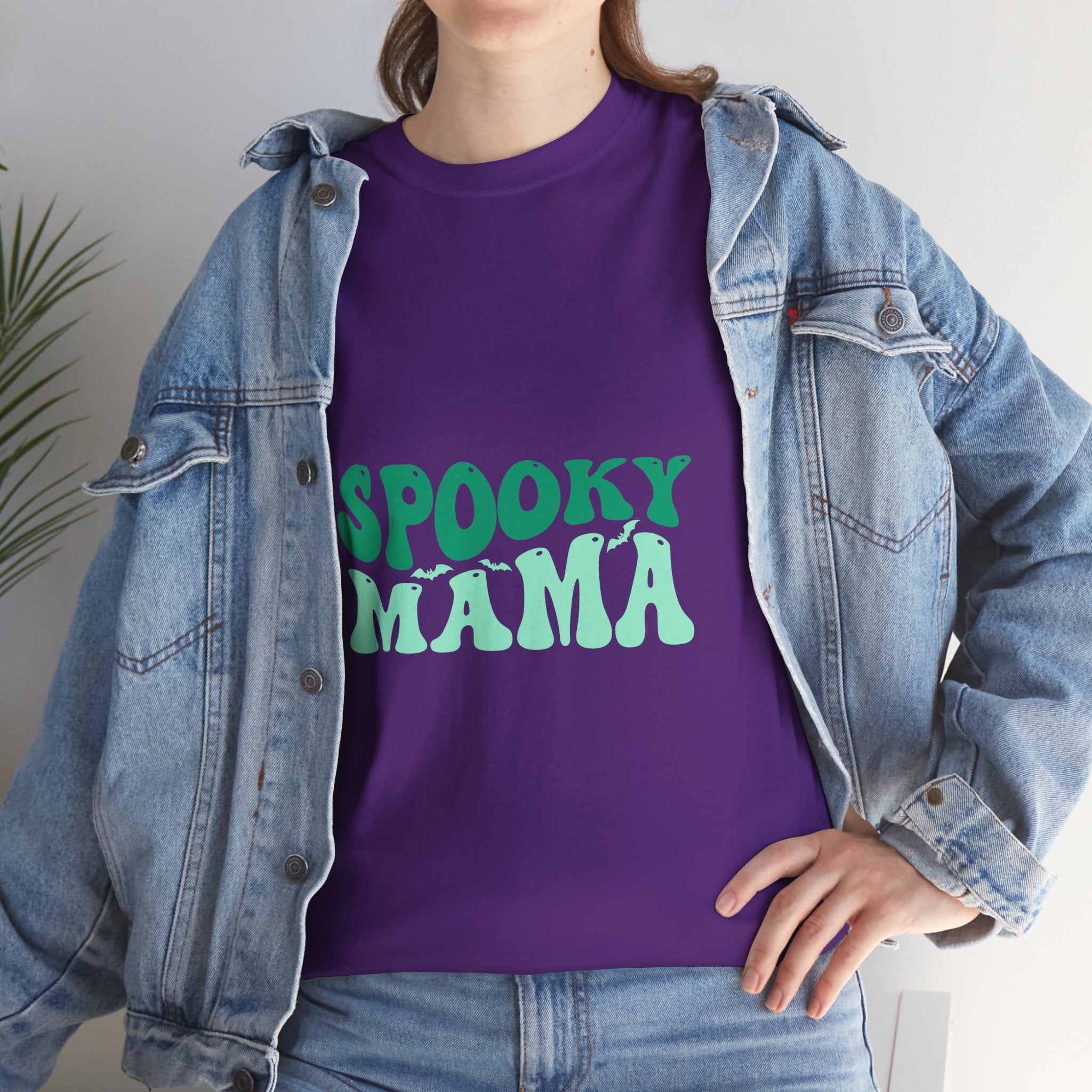 Spooky Mama Unisex Halloween T- Shirt Printify