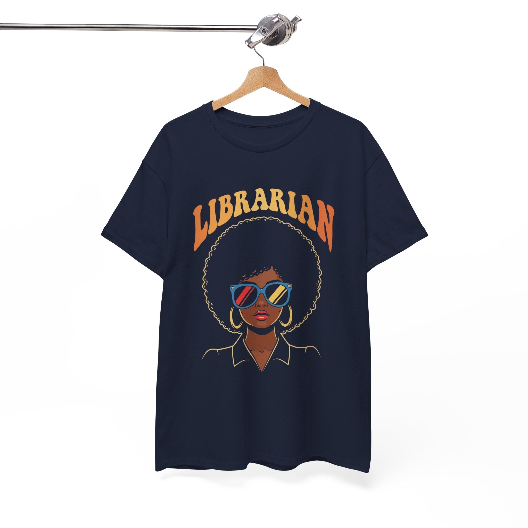 Cool Librarian Unisex Vintage T- Shirt Printify