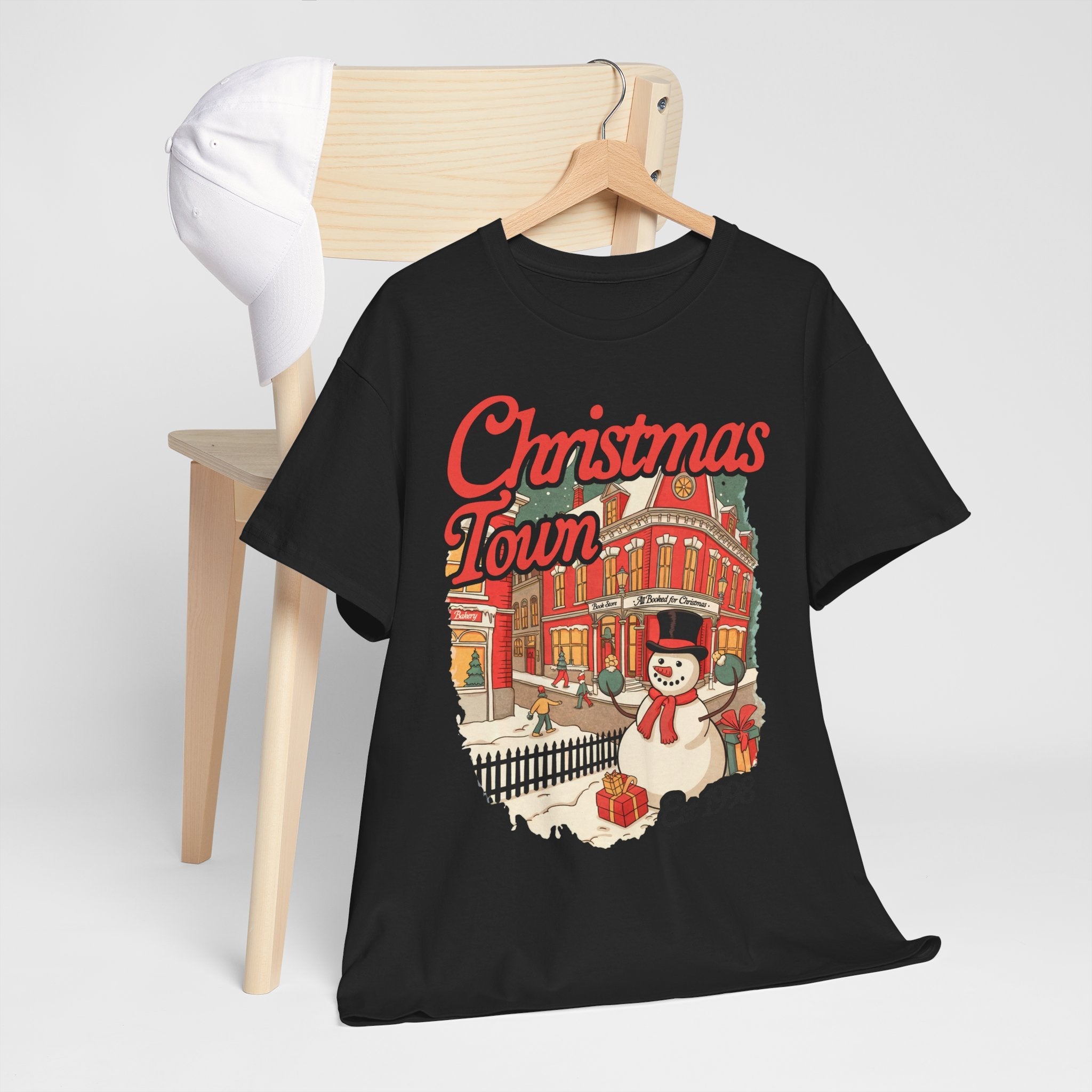 Christmas Town Unisex Graphic T- Shirt Printify