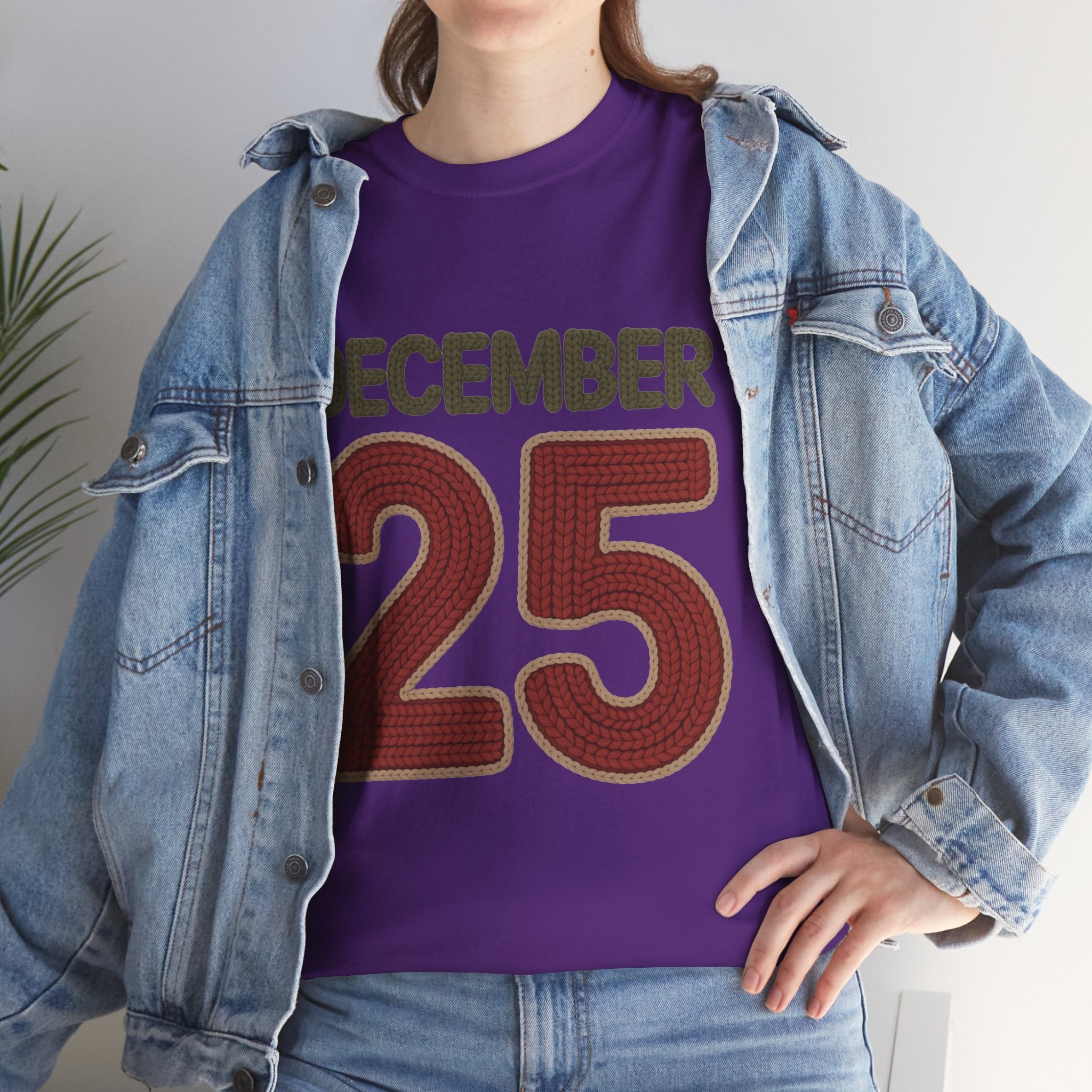 December 25 Christmas Date T- Shirt Printify