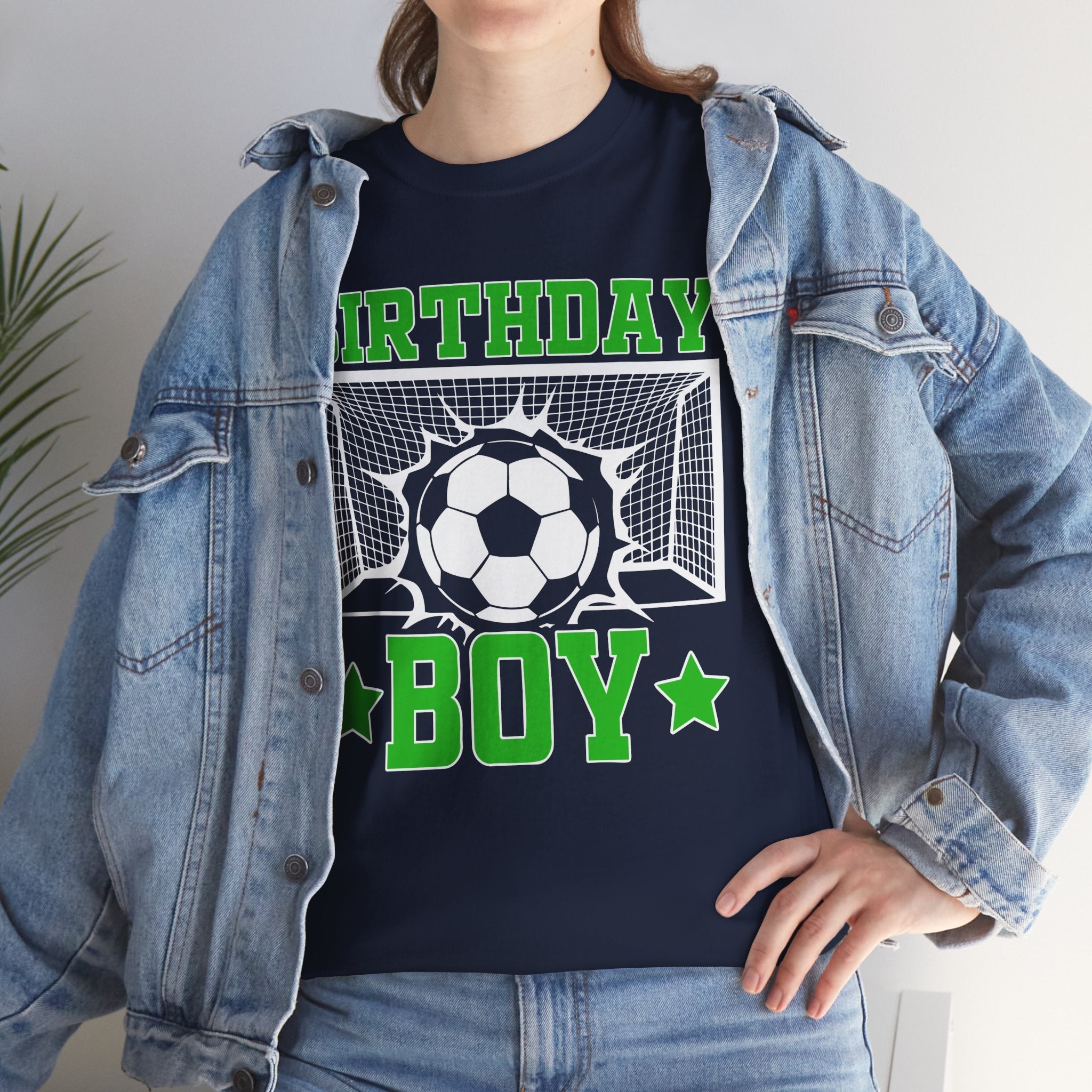 Birthday Boy Soccer T-Shirt Printify
