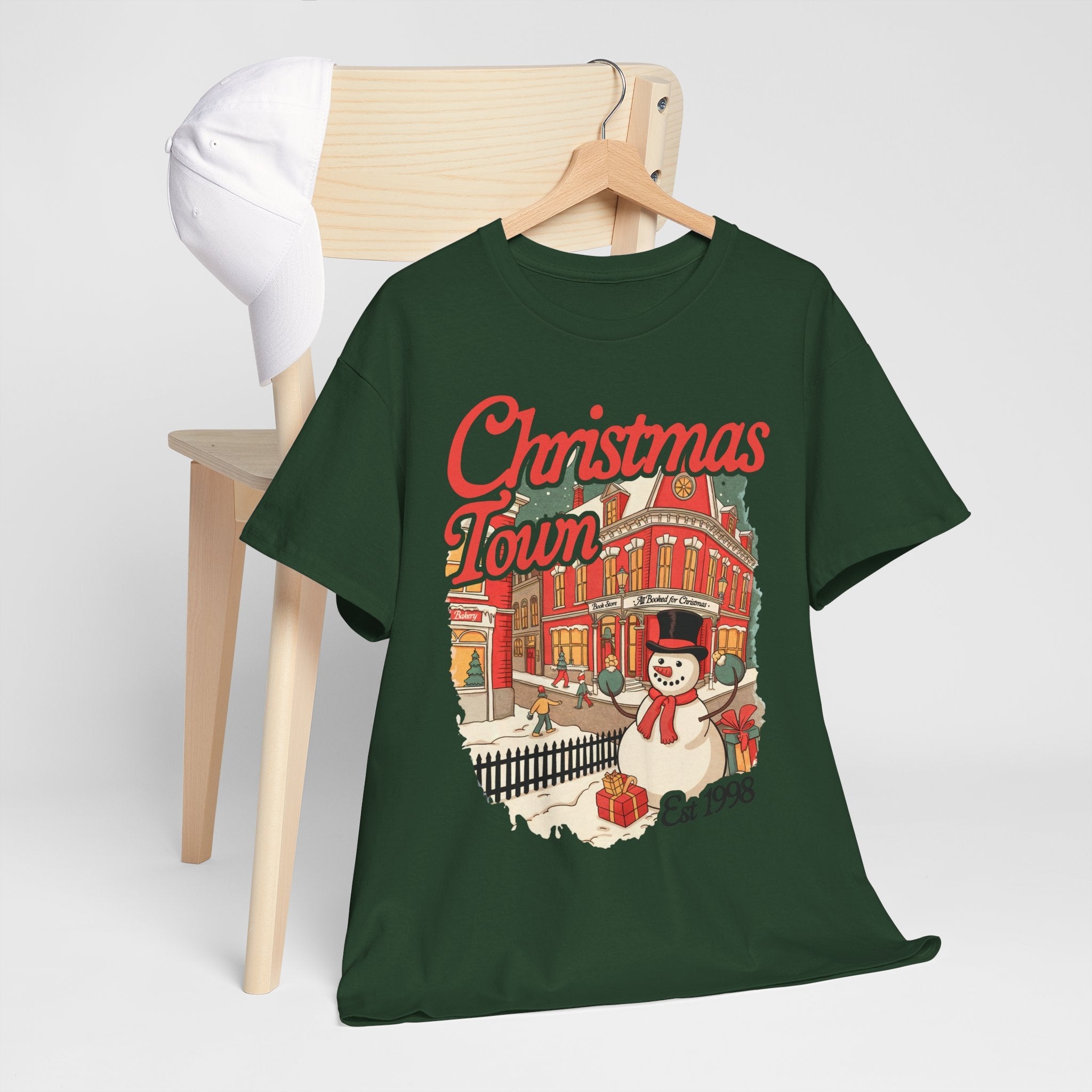 Christmas Town Unisex Graphic T- Shirt Printify