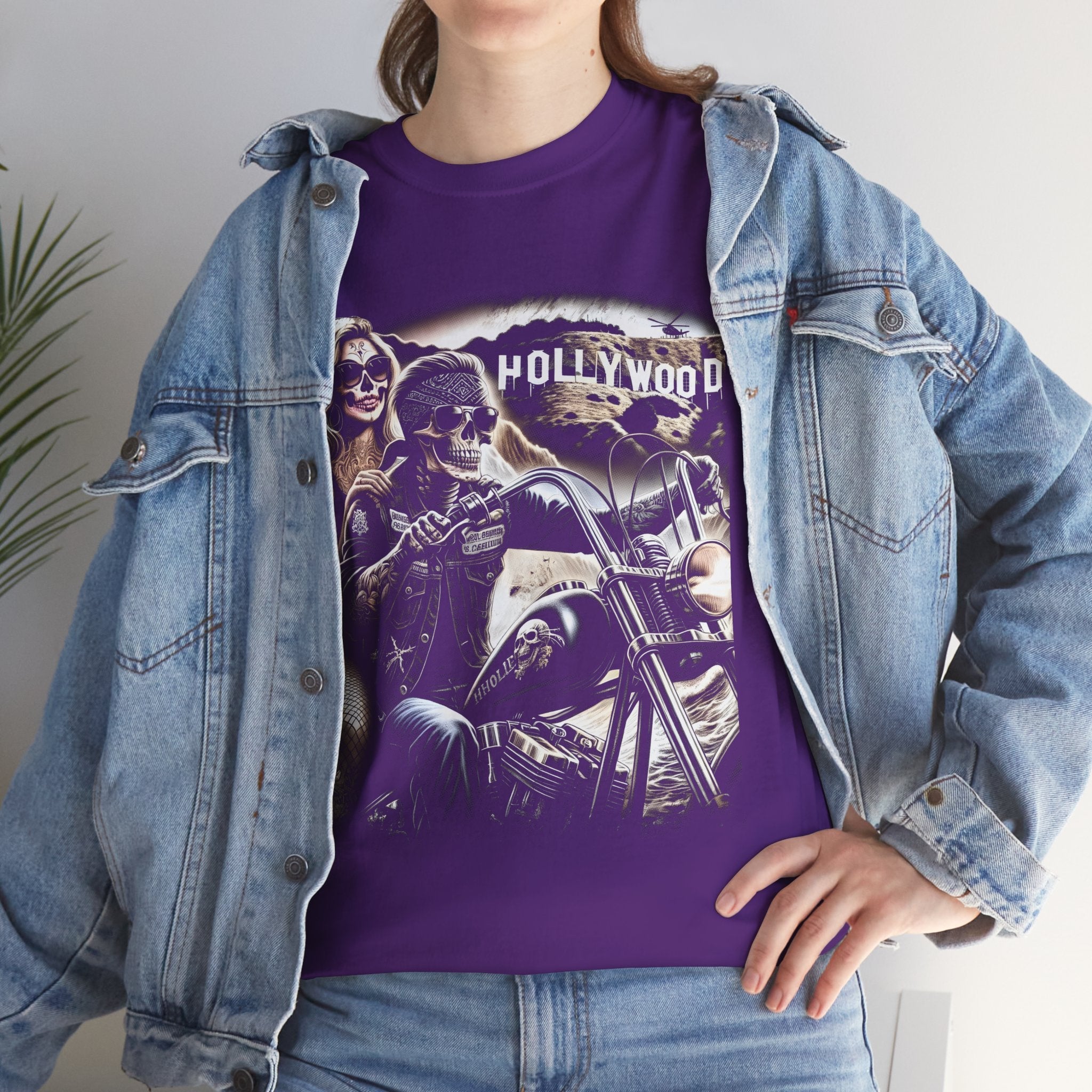 Hollywood Biker Vintage T- Shirt Printify