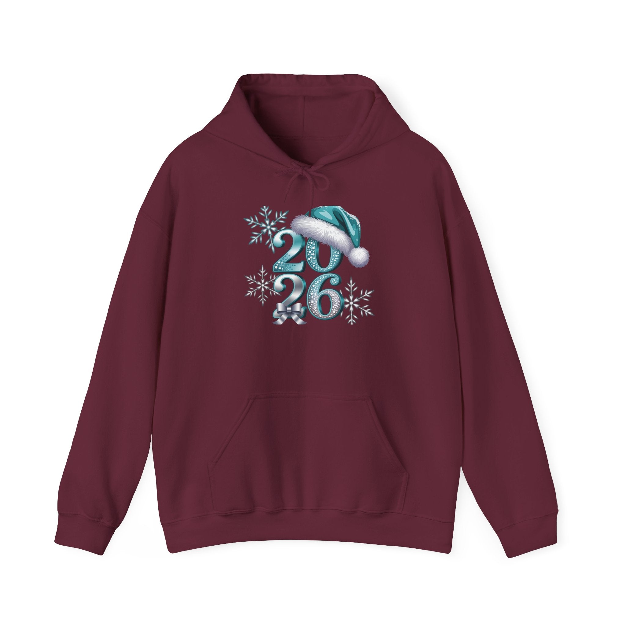 2026 Snowflake New Year Hoodie Printify