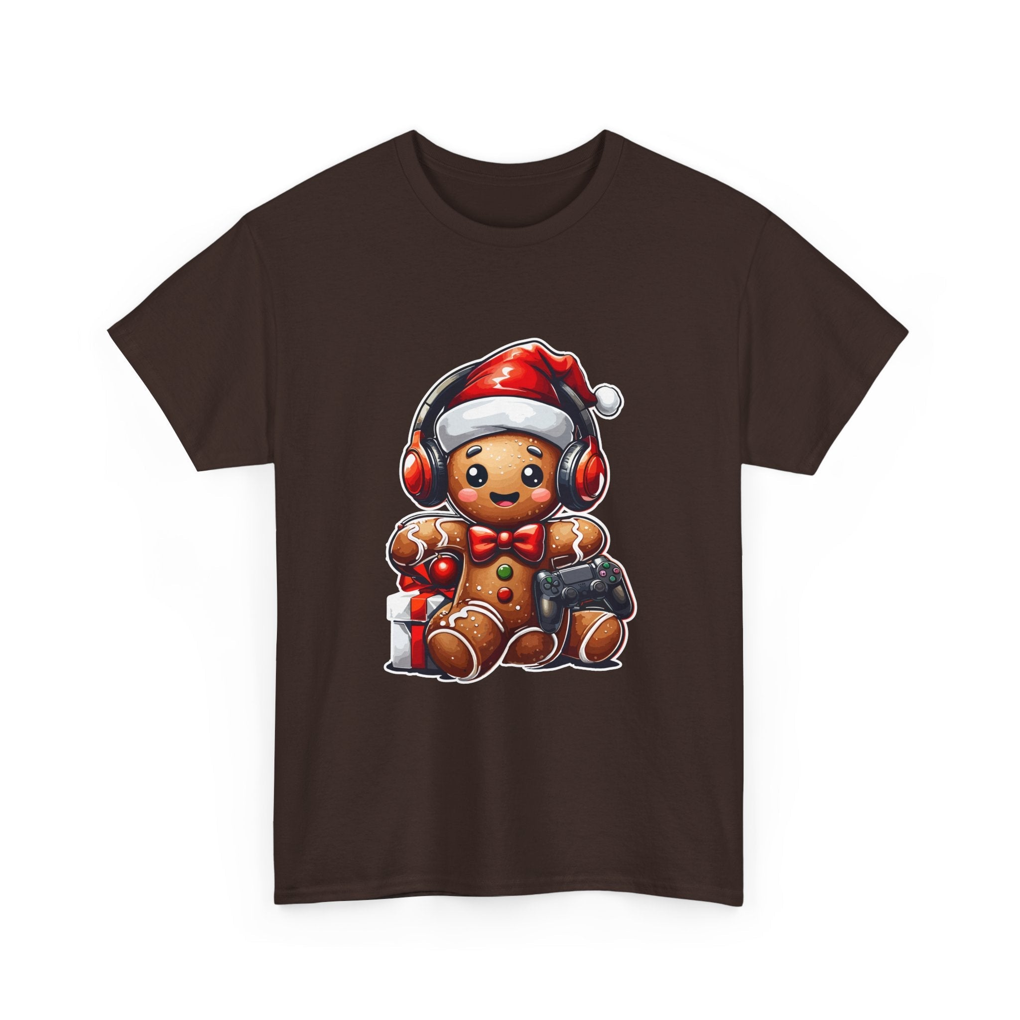 Gamer Gingerbread Unisex Graphic T- Shirt Printify