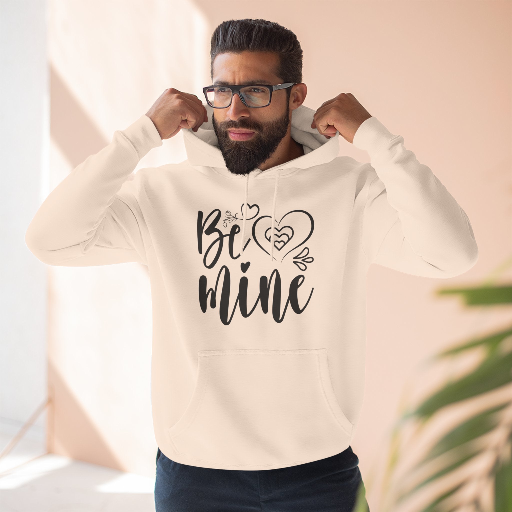Be Mine - Romantic Heart Hoodie Printify
