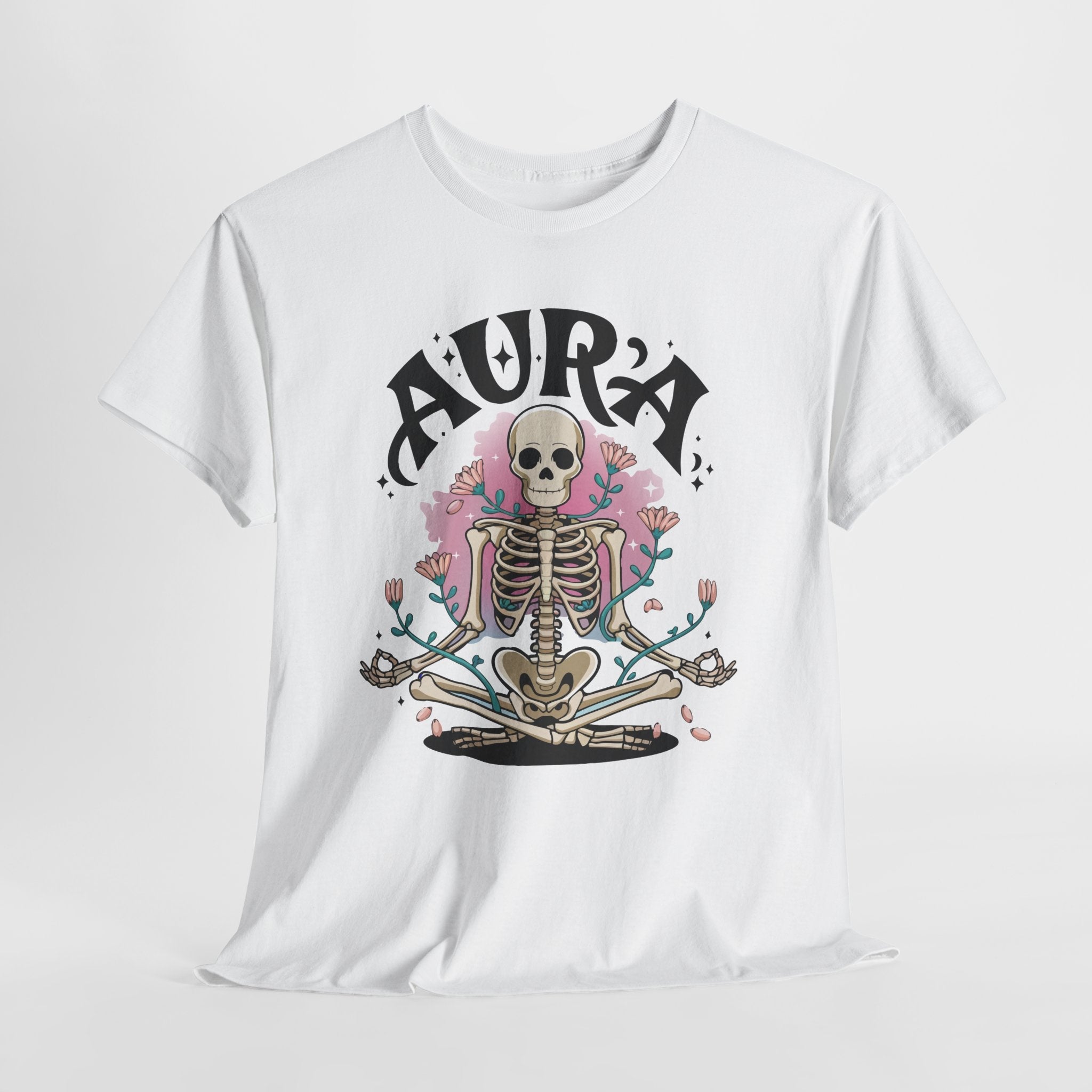 Aura Skeleton Halloween T-Shirt Printify