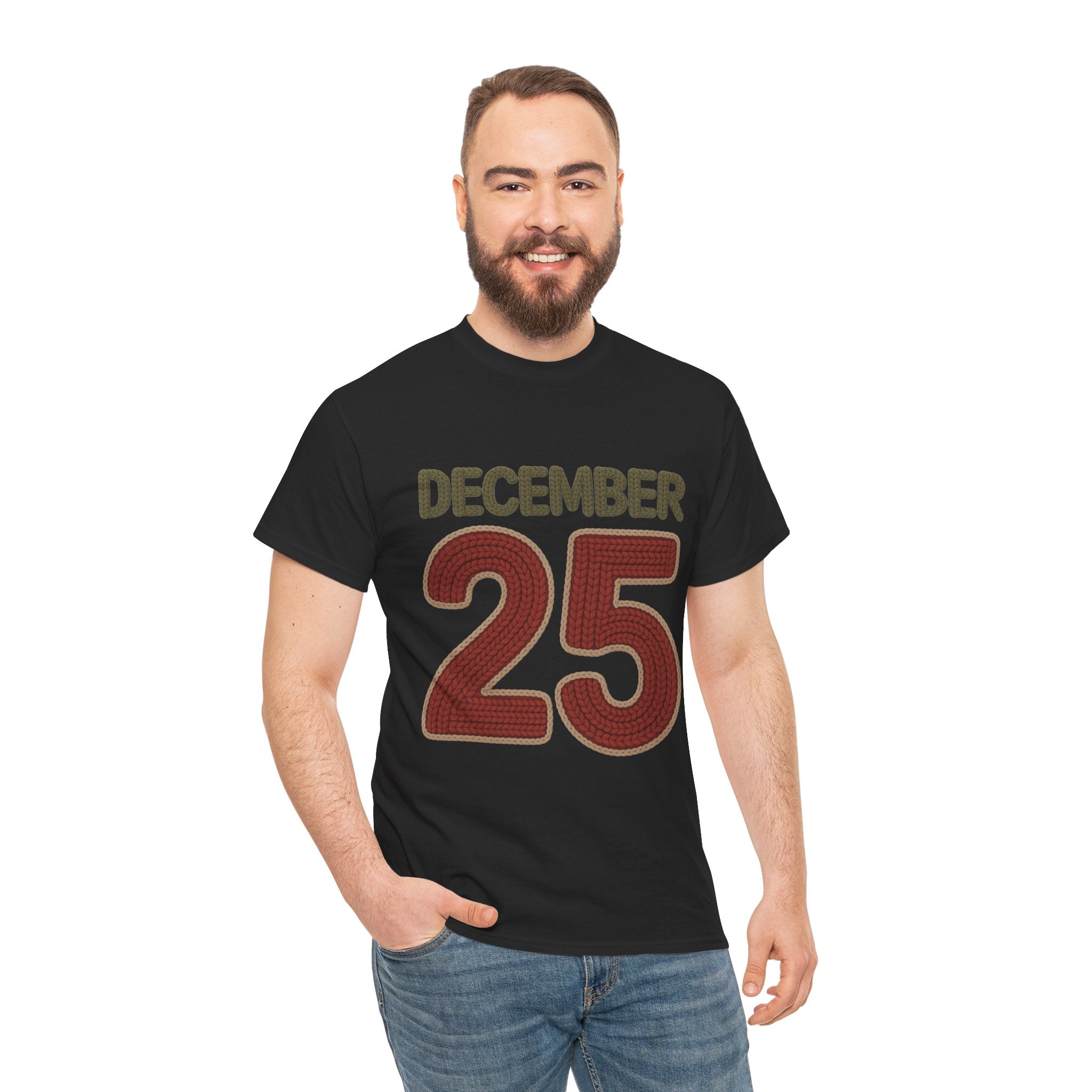 December 25 Christmas Date T- Shirt Printify