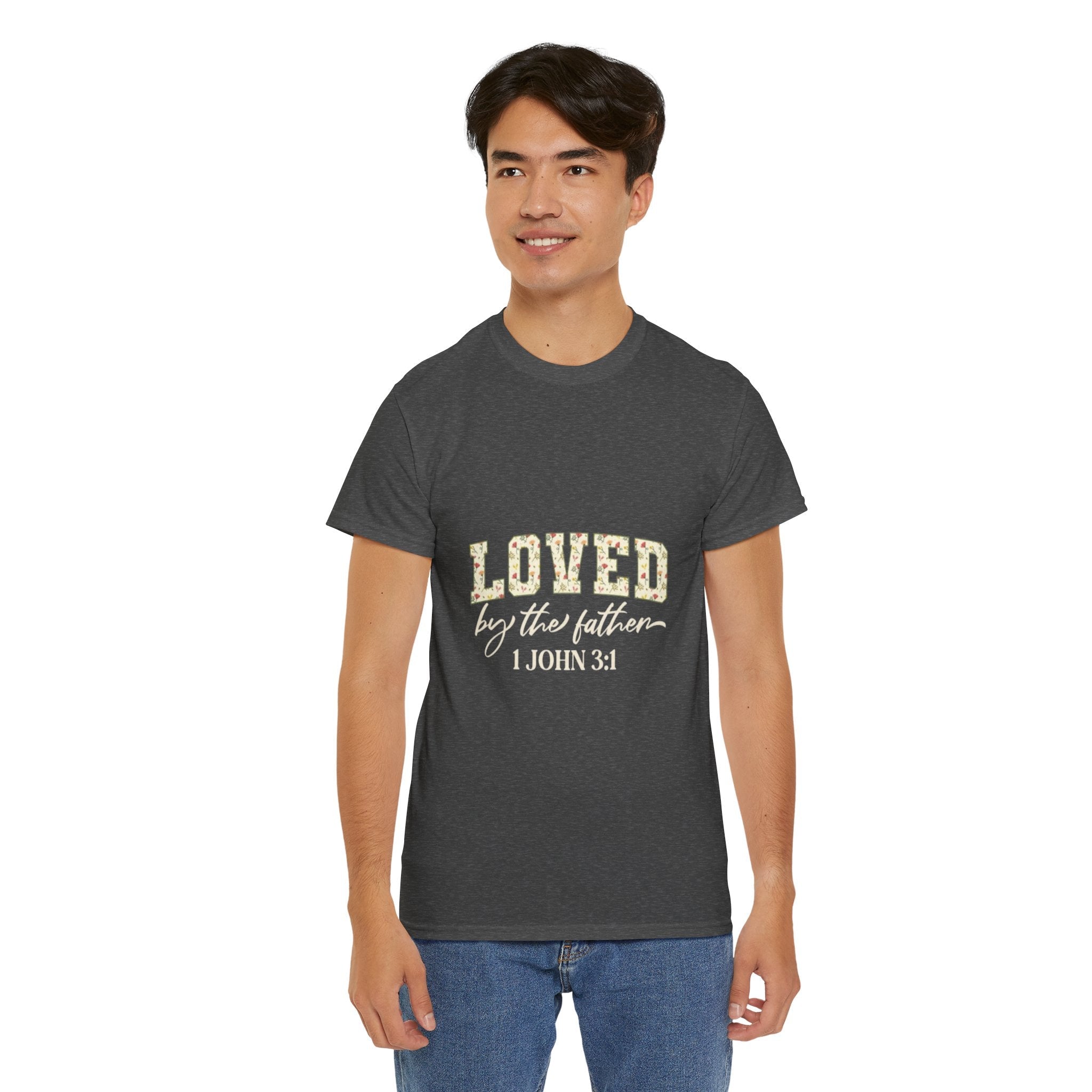 Loved by the Father T-Shirt Printify