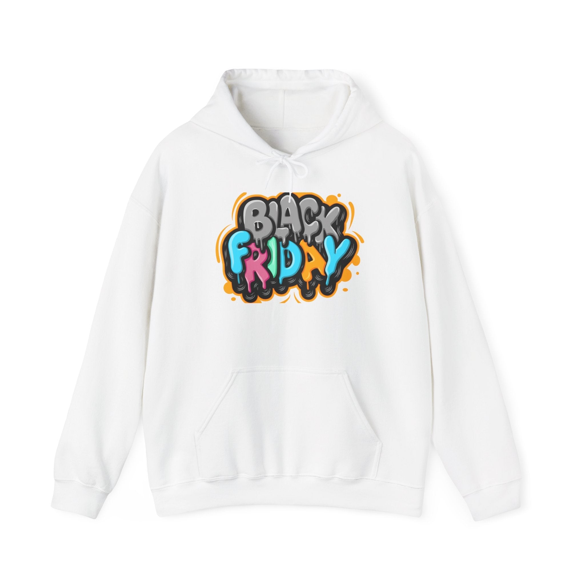 Black Friday Graffiti Hoodie Printify
