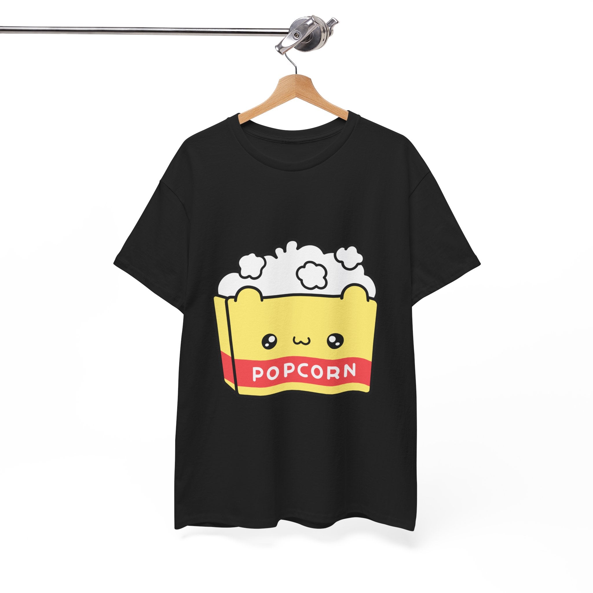 Cute Popcorn Graphic Movie T- Shirt Printify