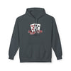 Retro Poker Graphic Cards Hoodie Printify