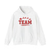 Team Naughty Christmas Hoodie Printify