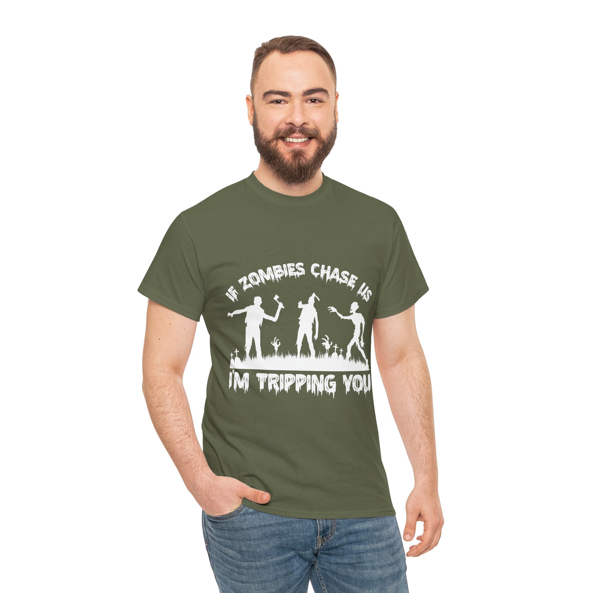 Zombie Humor Unisex T- Shirt Printify