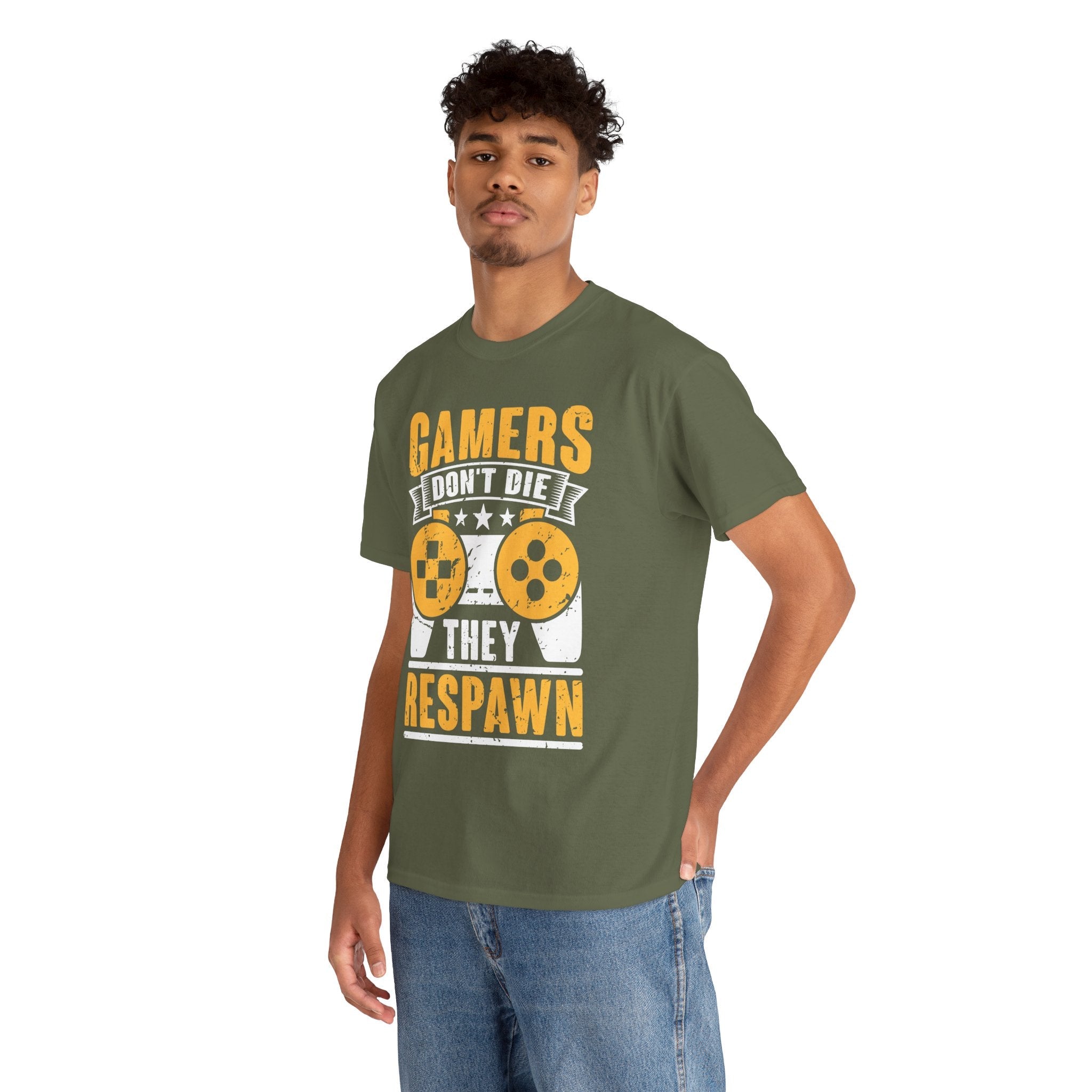 Gamers Don’t Die, They Respawn Unisex T-Shirt Printify