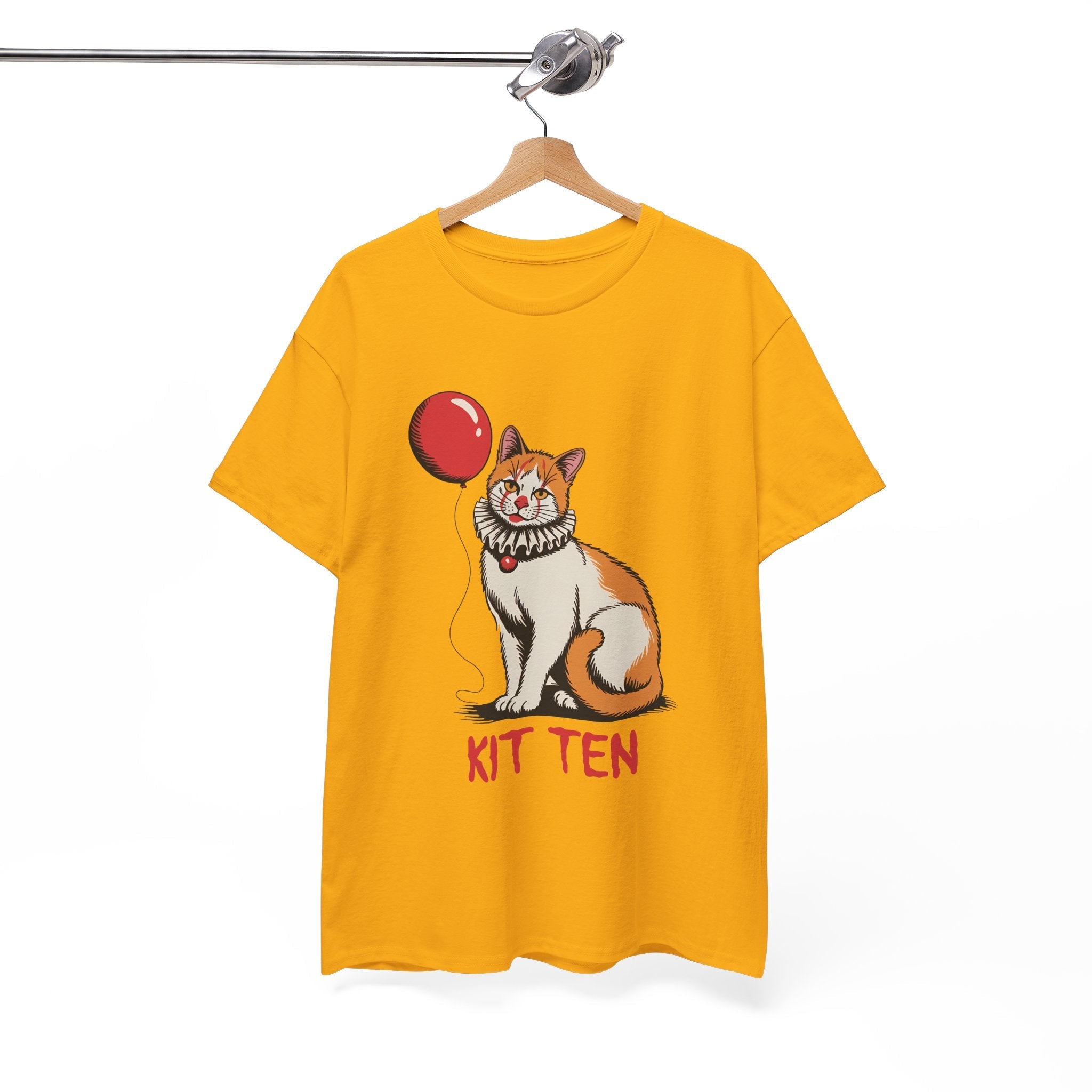 Cute Cat Balloon Graphic T-Shirt Printify