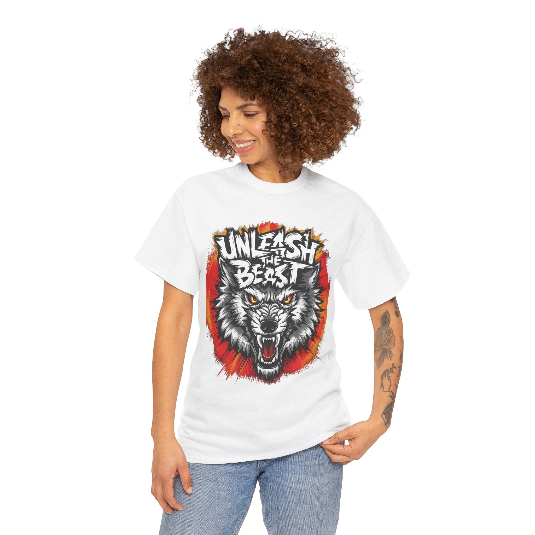Unleash the Beast Graphic T- Shirt Printify