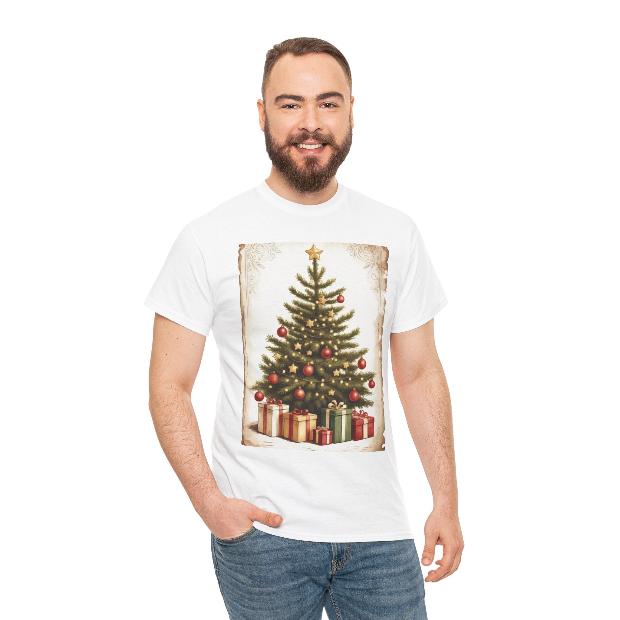 Christmas Tree Unisex T- Shirt Printify