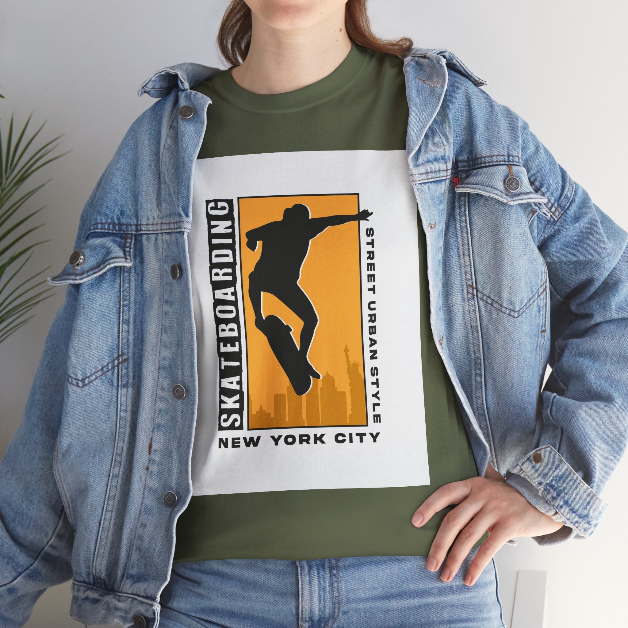Skateboarding Unisex Graphic T- Shirt Printify