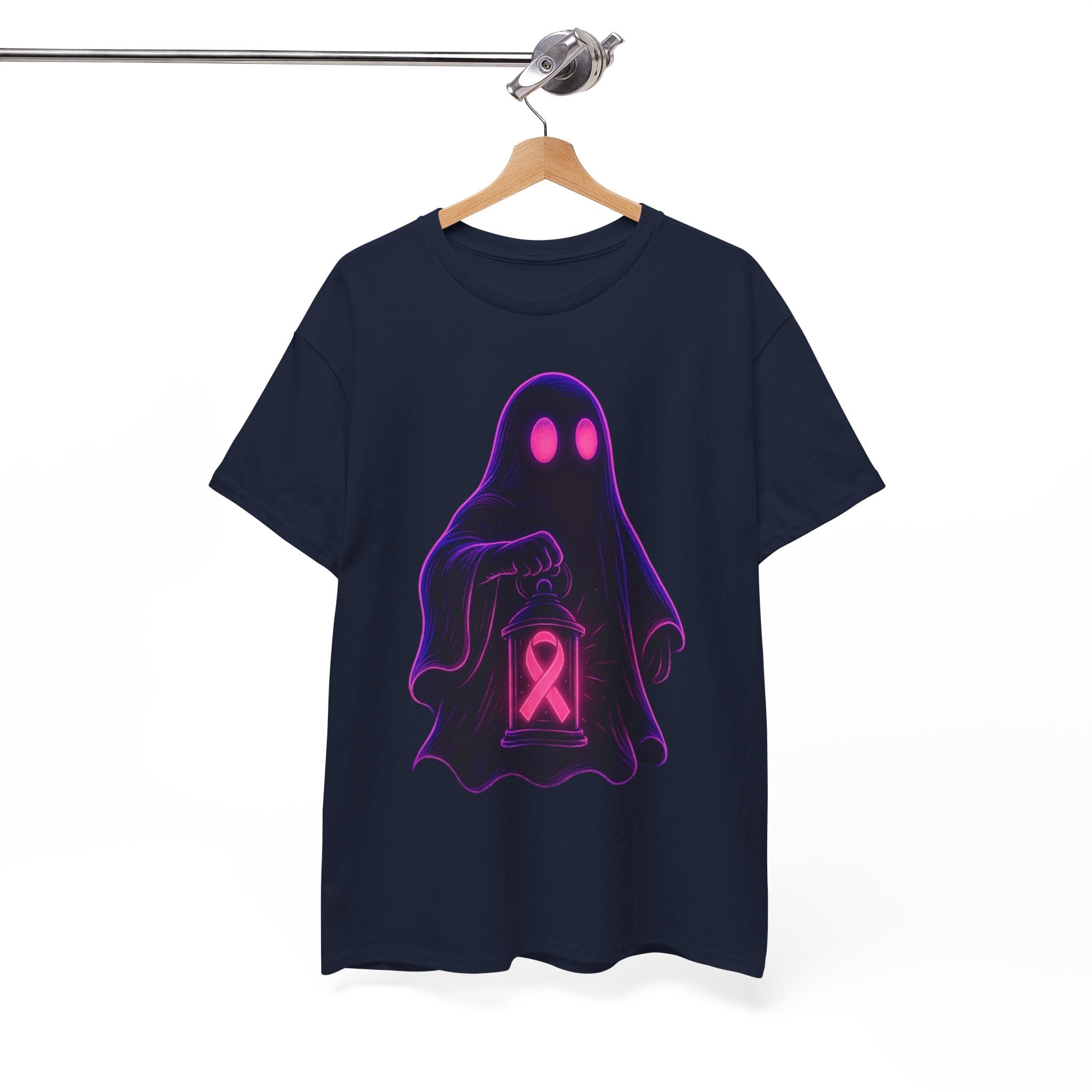 Neon Ghost Graphic T-Shirt Printify