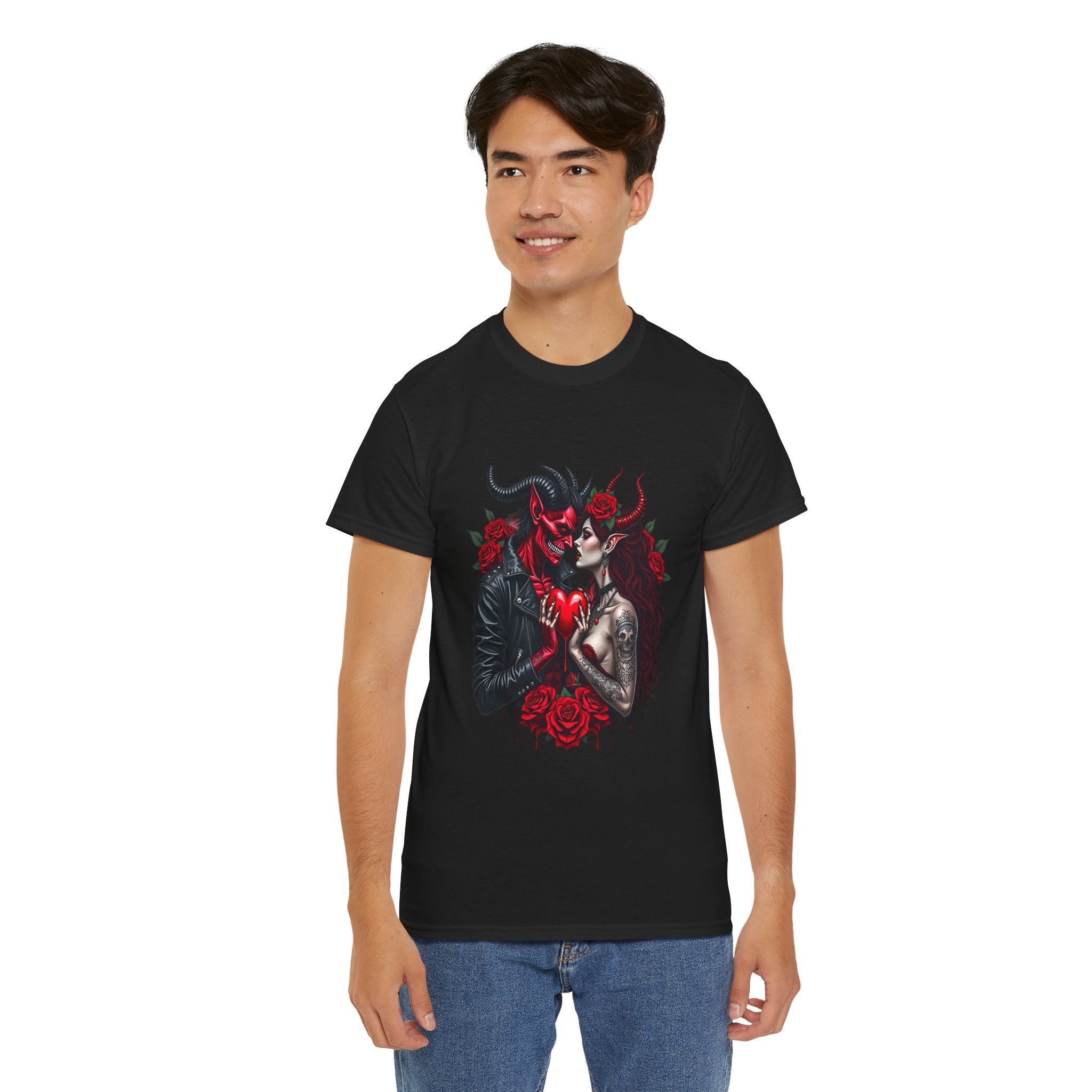 Romantic Gothic Graphic T-Shirt Printify
