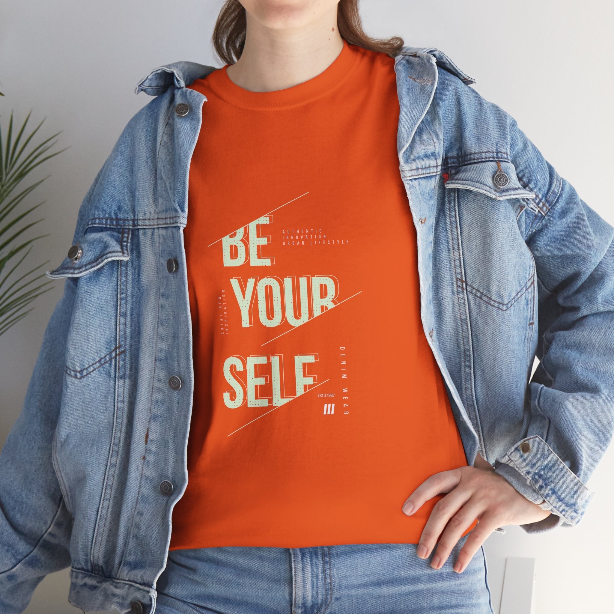 Be Your self  Slogan T-Shirt Printify