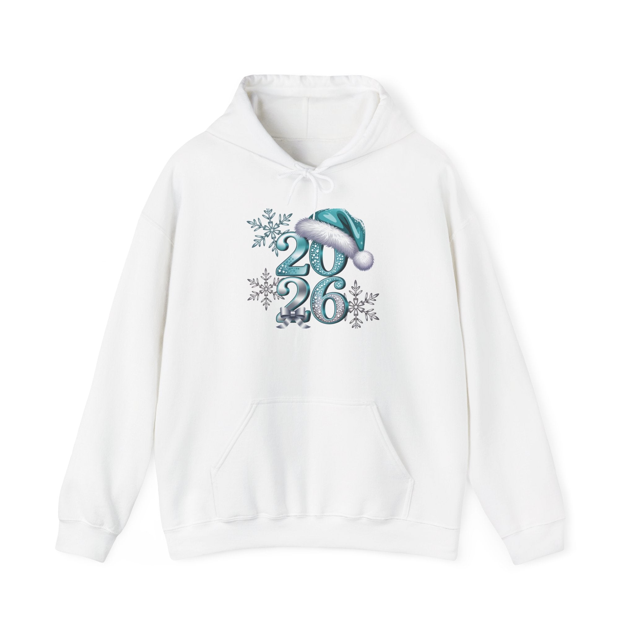 2026 Snowflake New Year Hoodie Printify