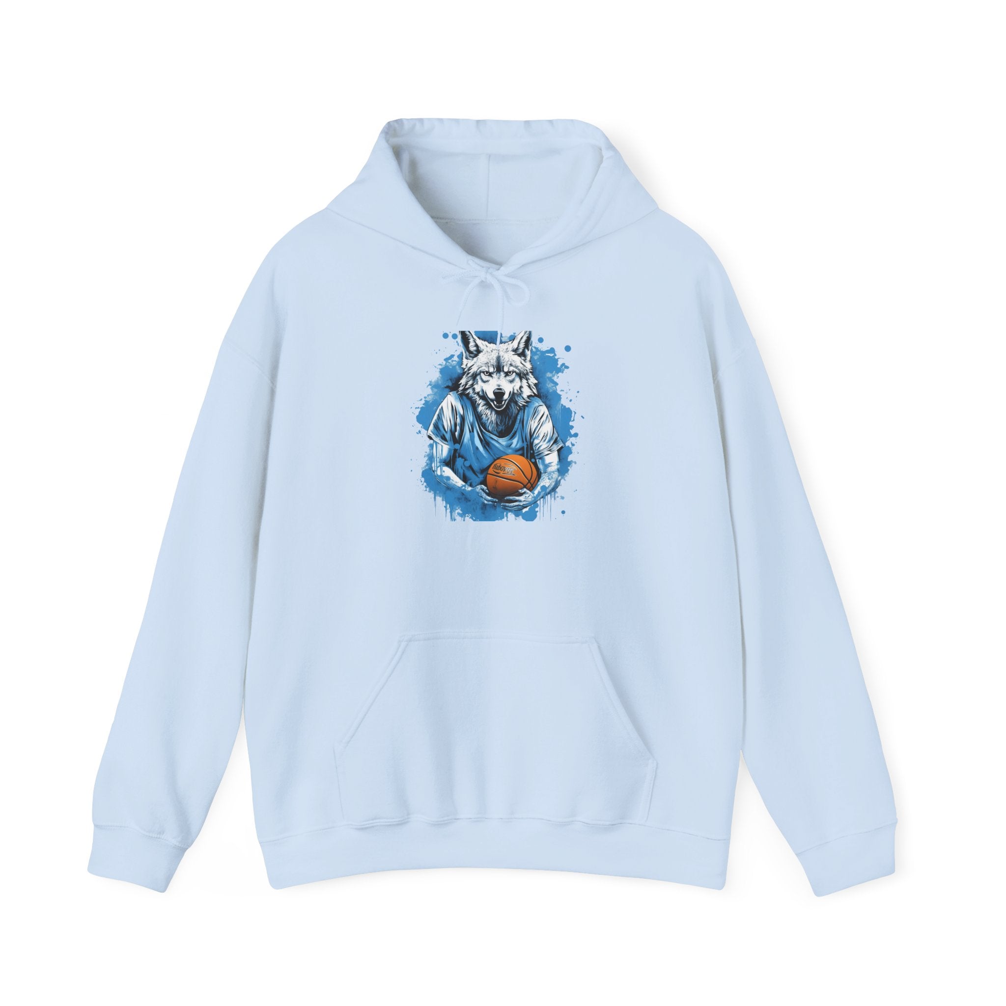 Wolf Basketball Graphic Hoodie