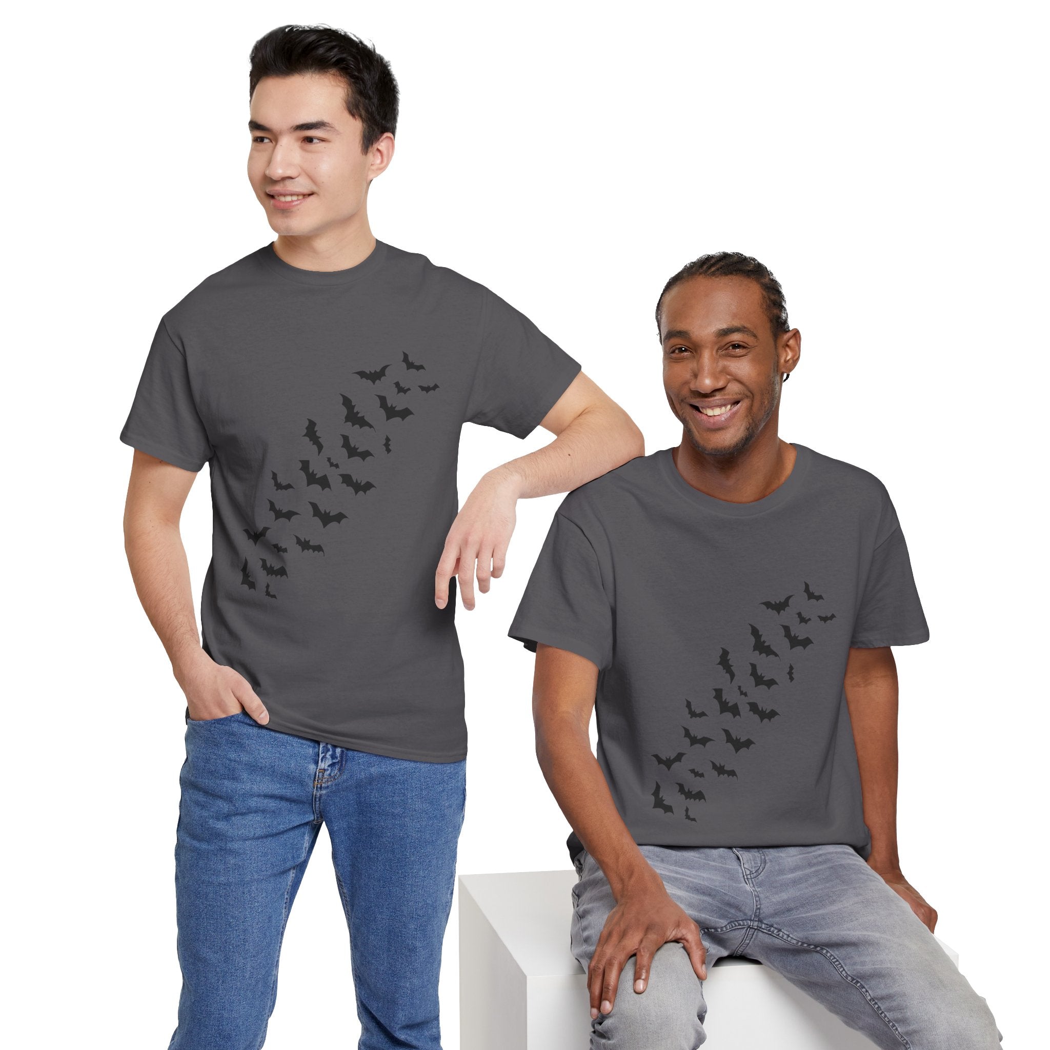 Halloween Bat Unisex Graphic T- Shirt Printify