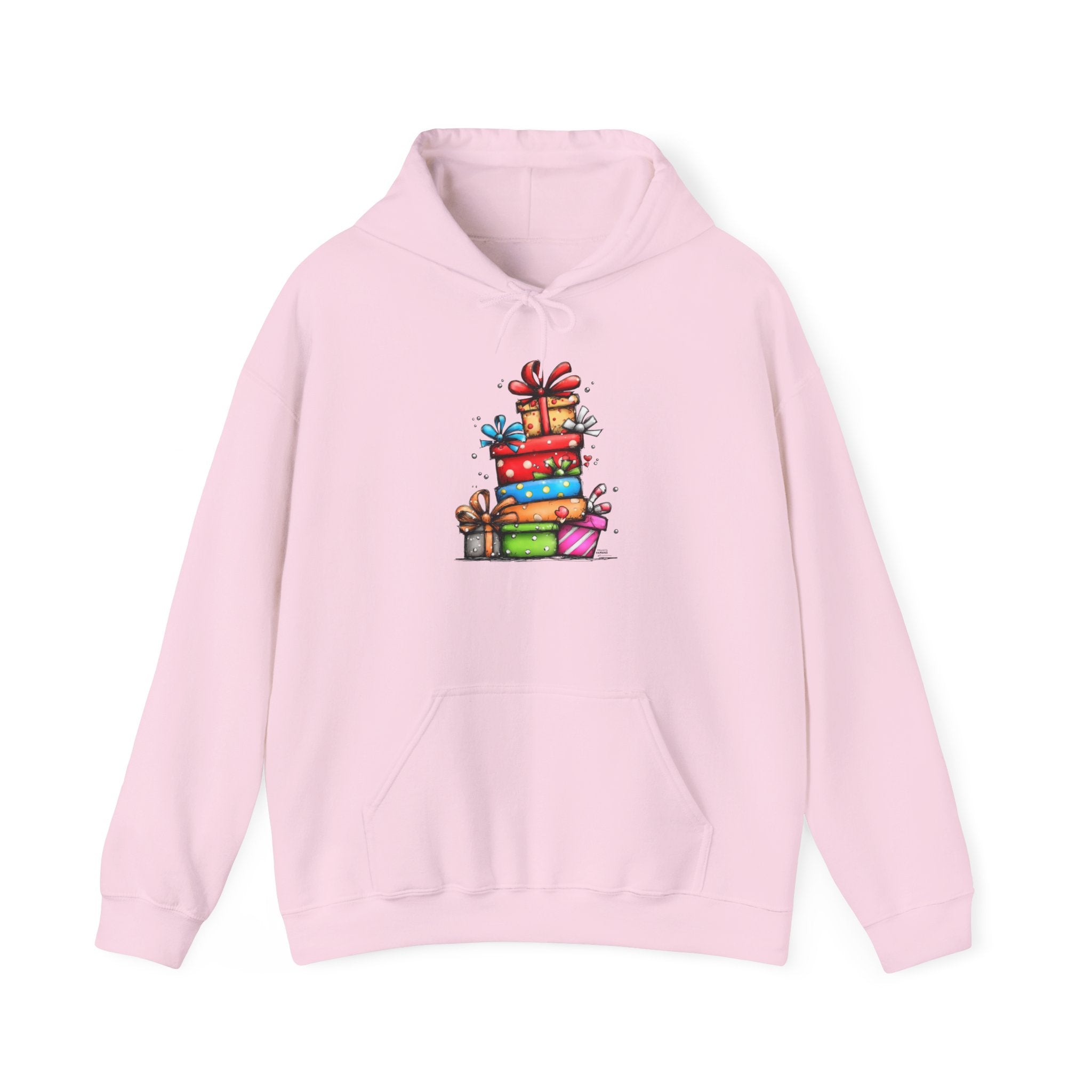 Holiday Gift Stack Hoodie Printify