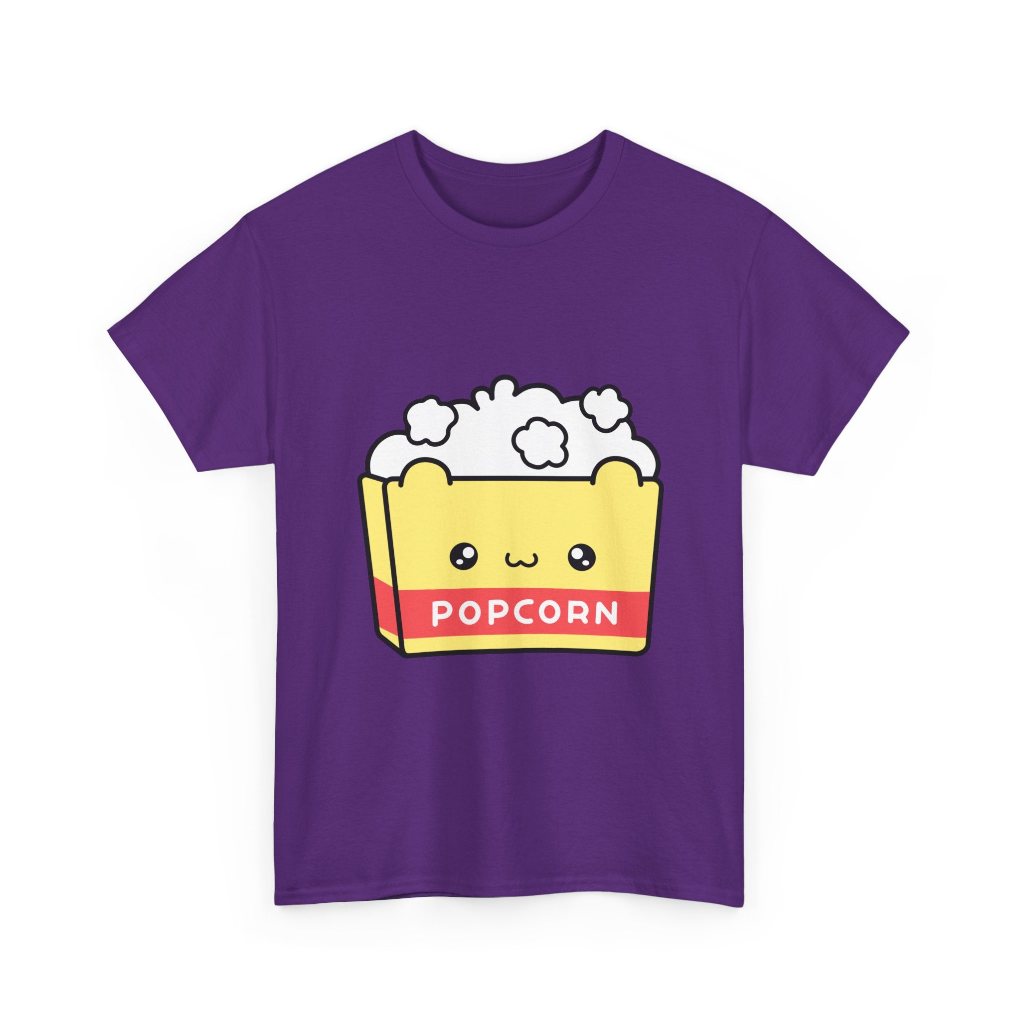 Cute Popcorn Graphic Movie T- Shirt Printify