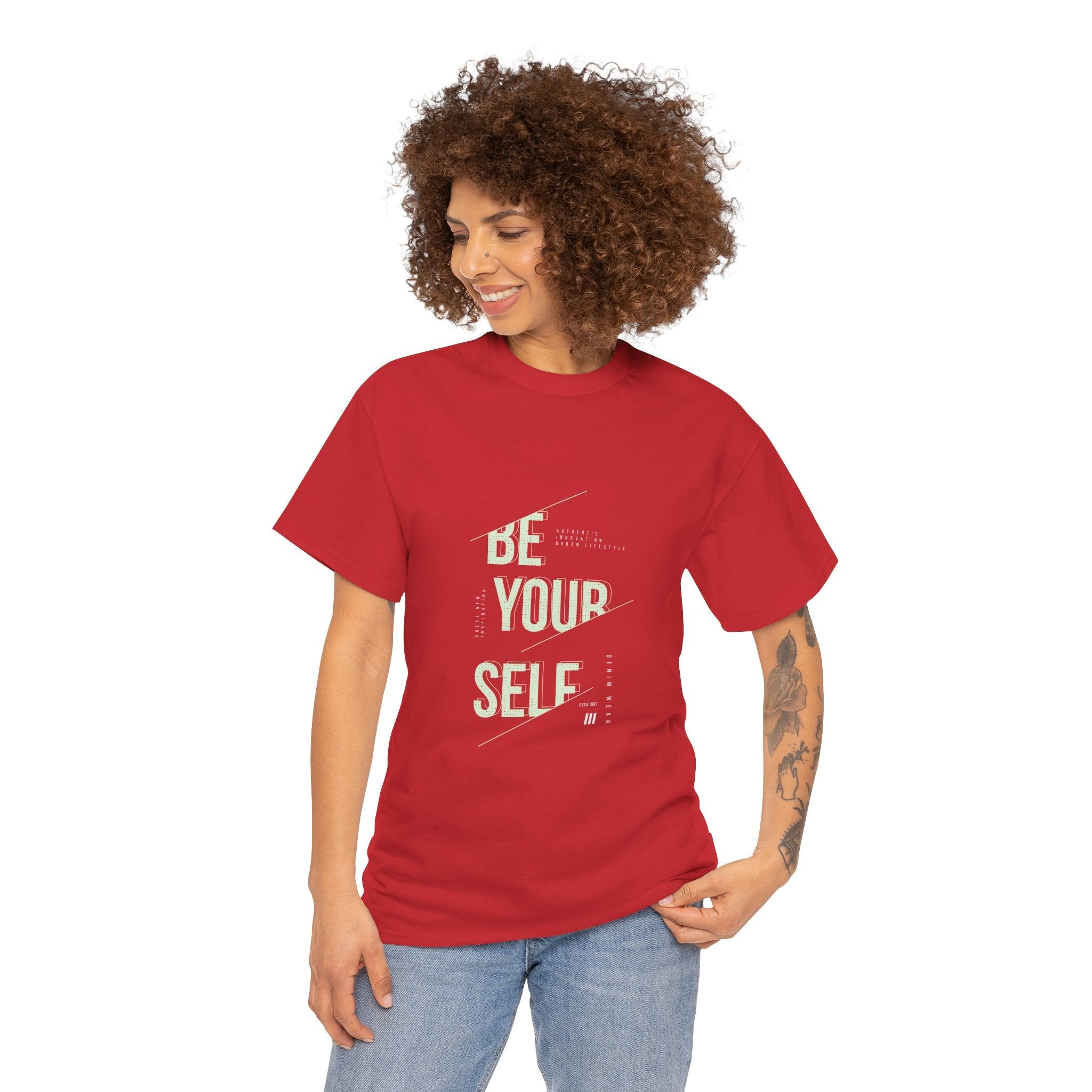 Be Your self  Slogan T-Shirt Printify