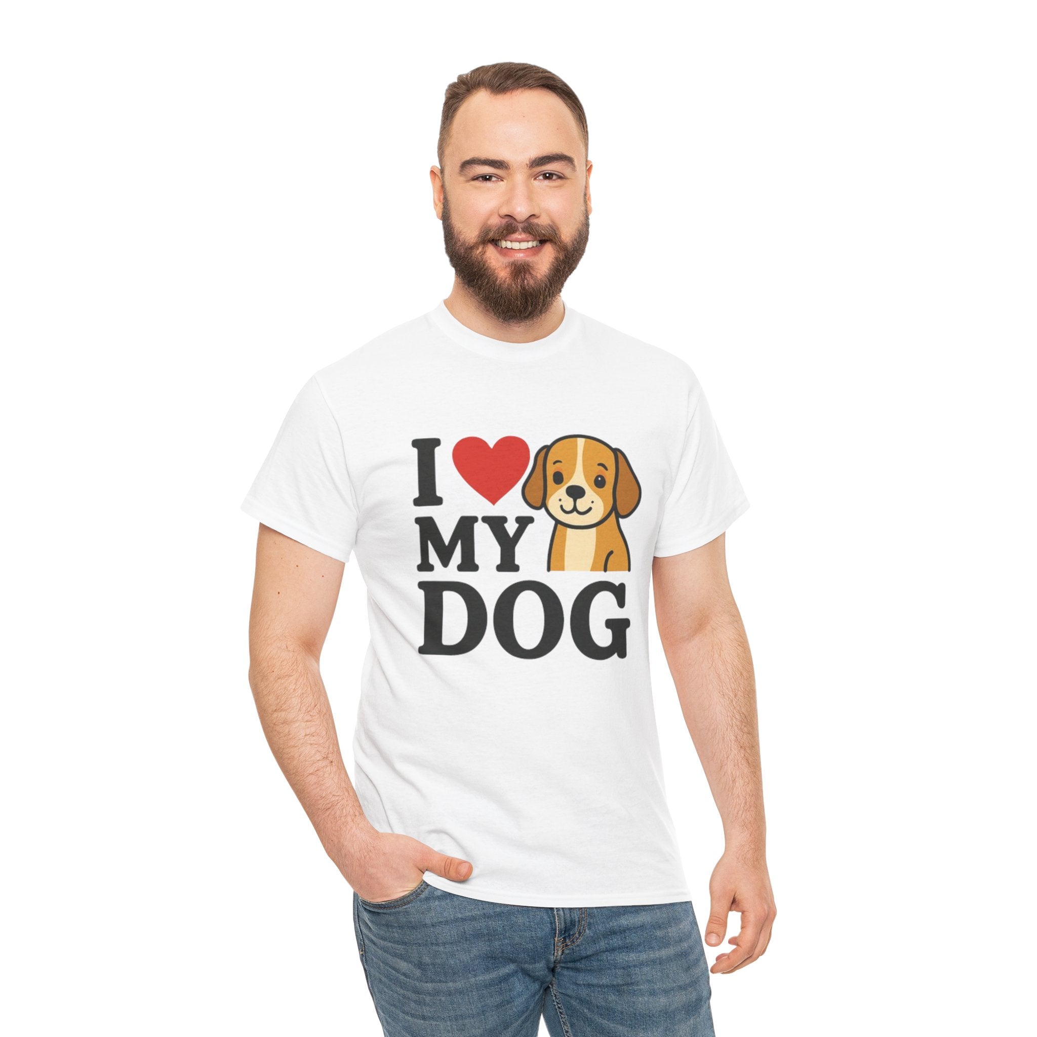 I Love My Dog Unisex T-Shirt Printify