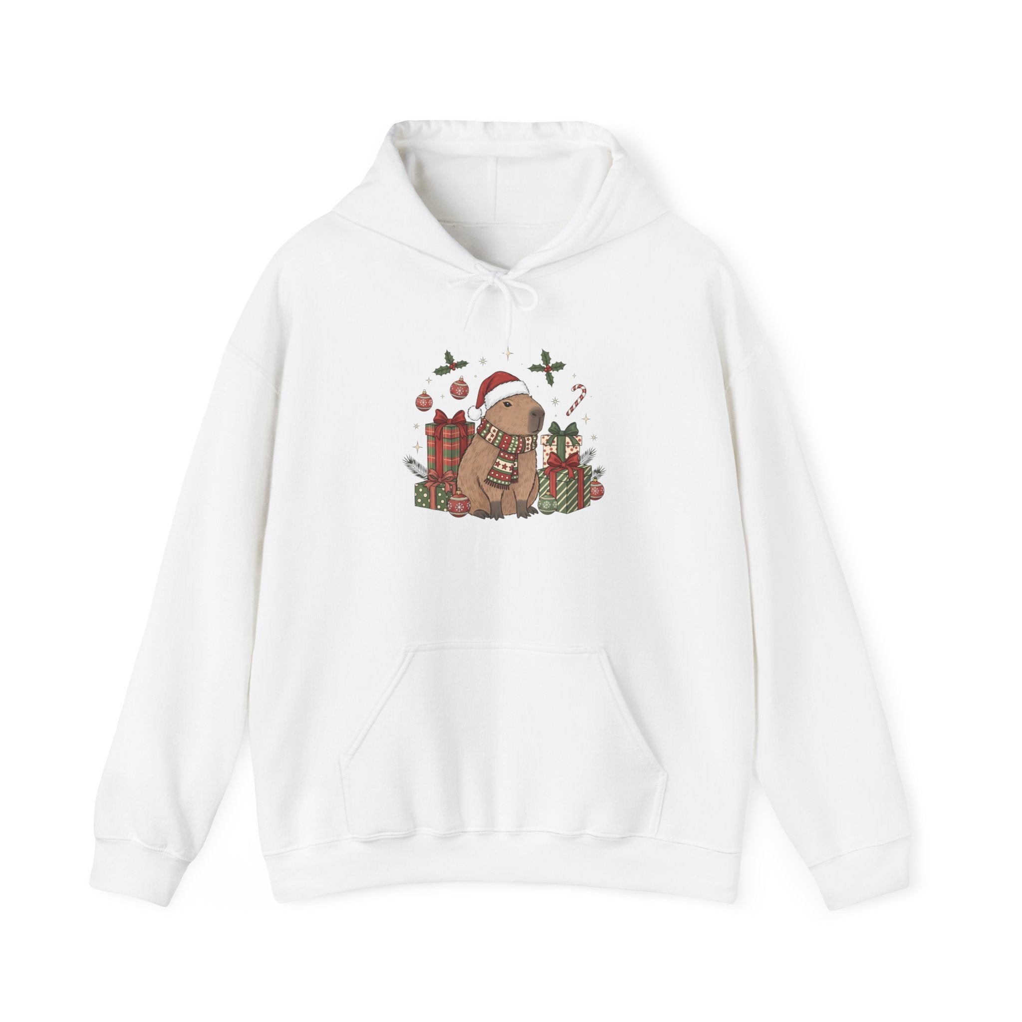 Cute Christmas Sloth Hoodie Printify